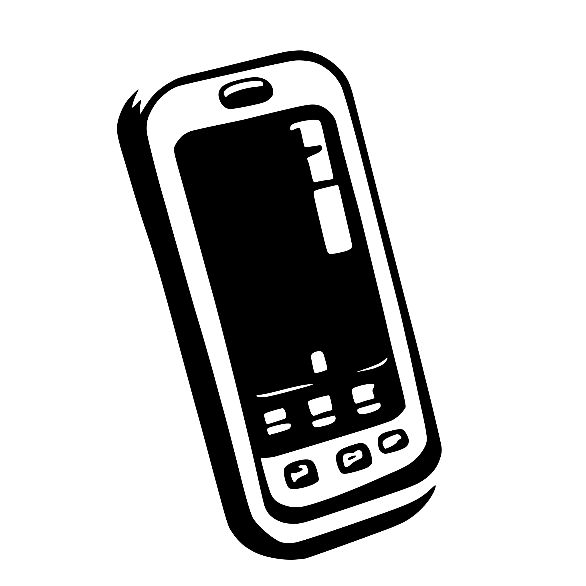 AI-generated SVG of 'cell phone'