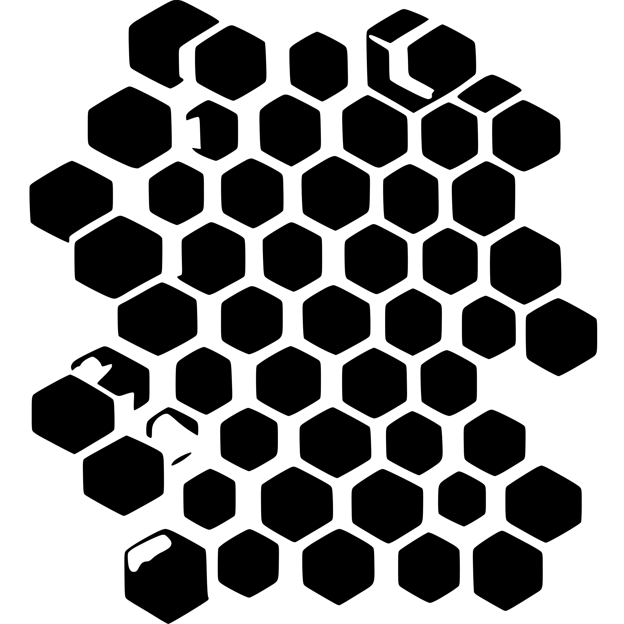 AI-generated SVG of a honeycomb