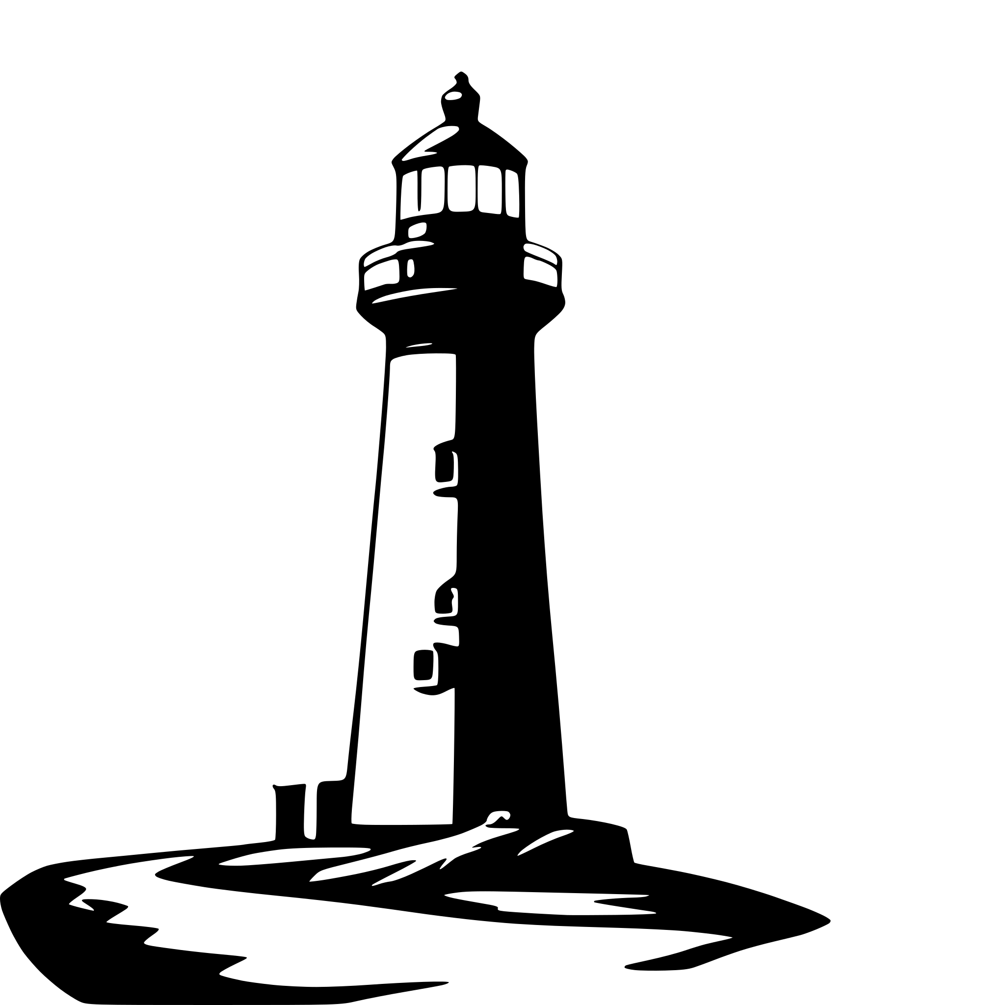 AI-generated SVG of a lighthouse