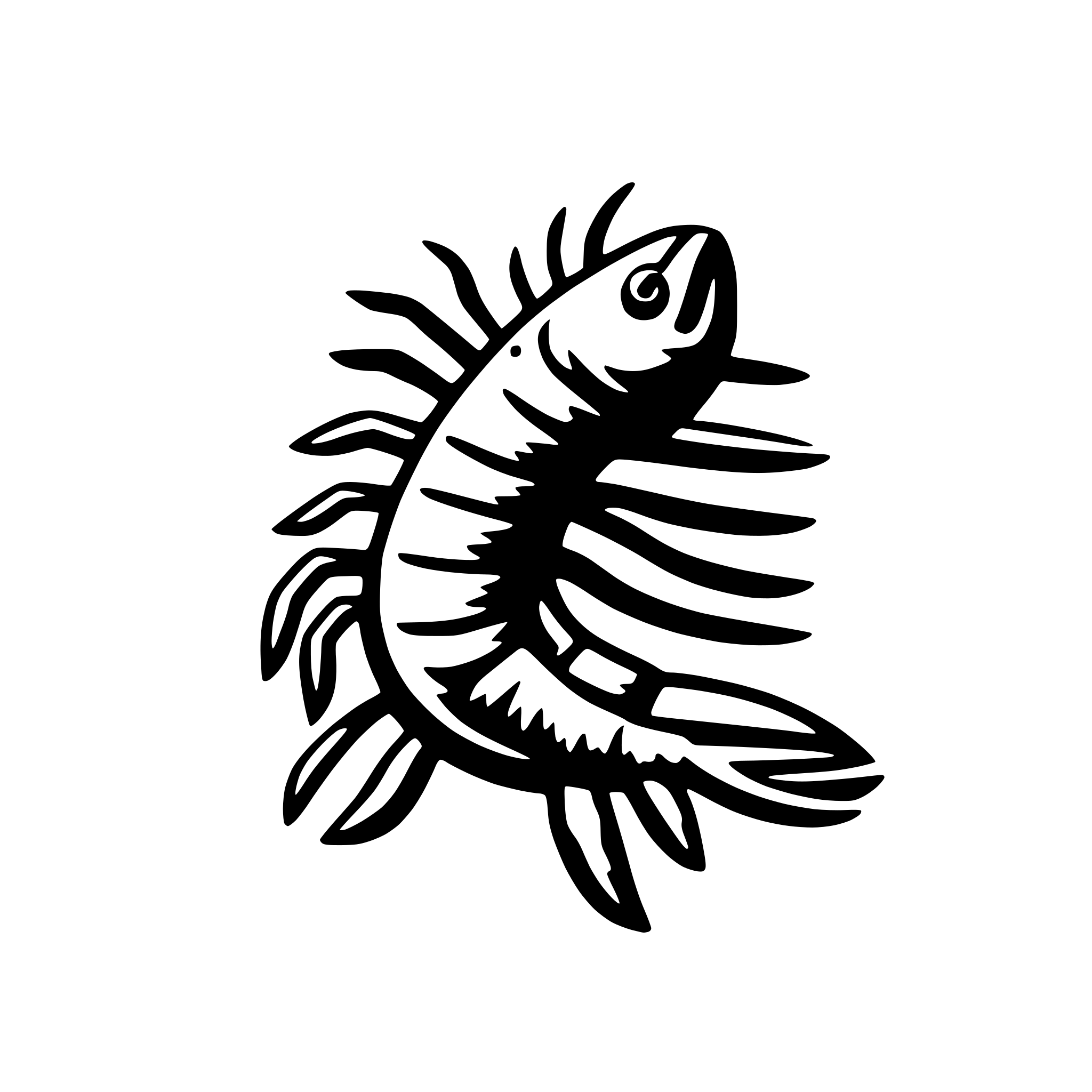 AI-generated SVG of 'shrimp'