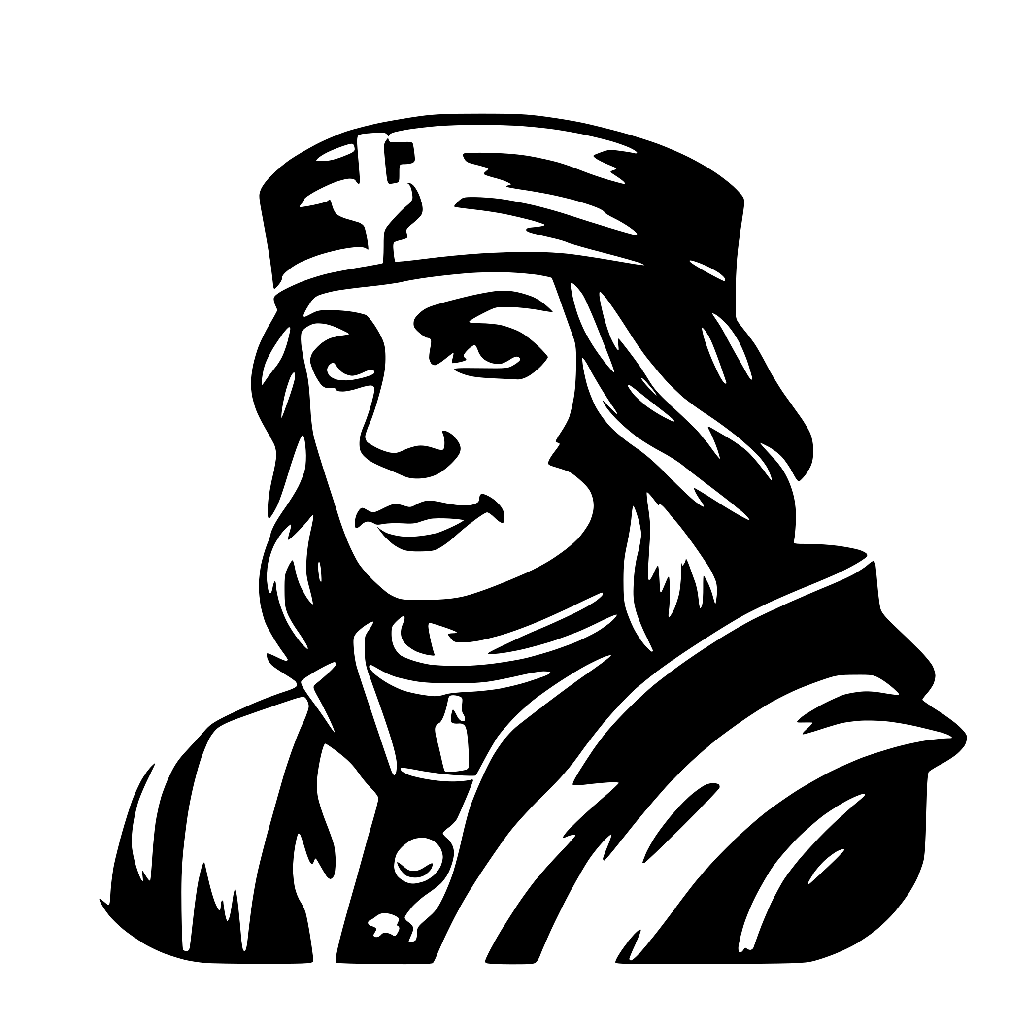 AI-generated SVG of 'Nikolausmütze'