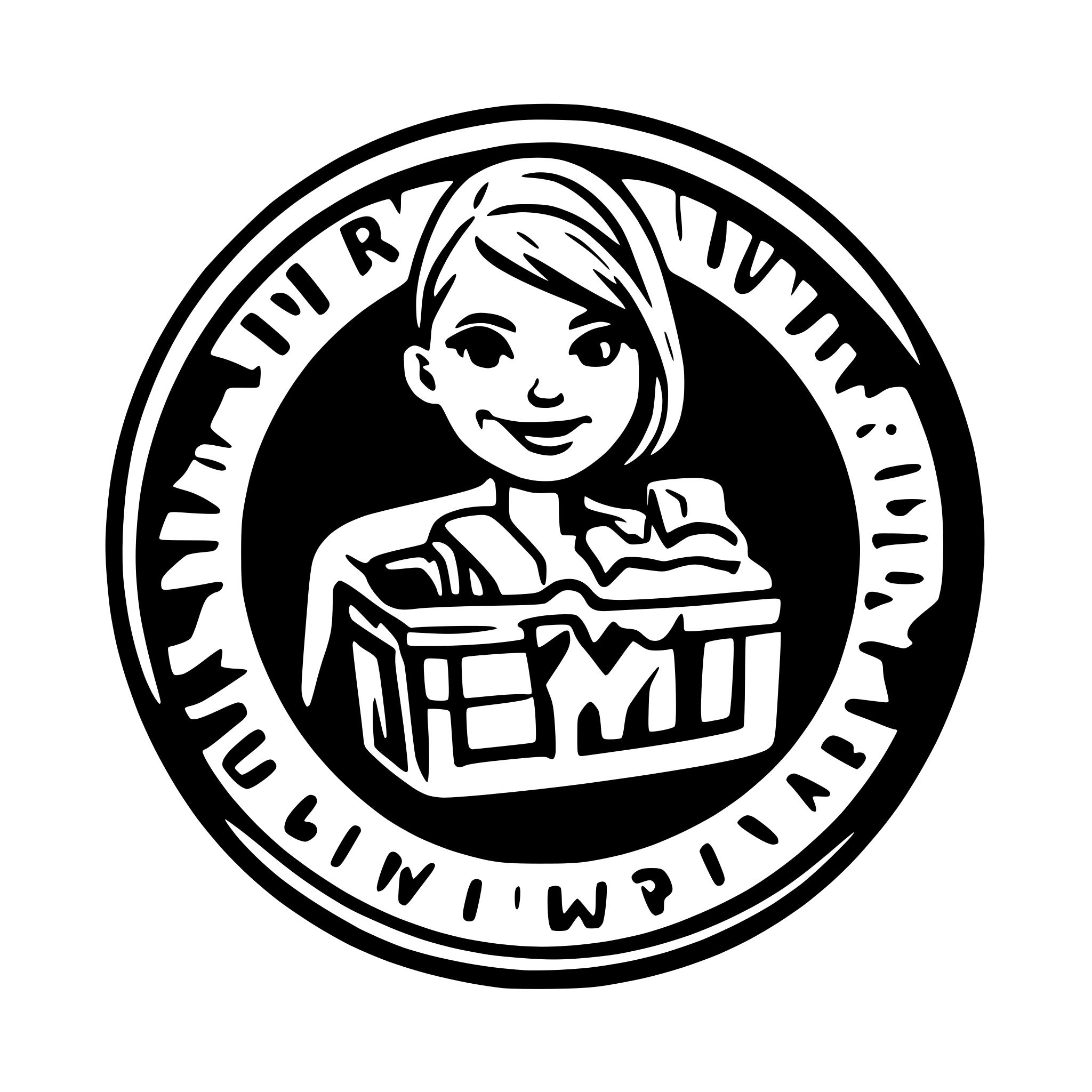 AI-generated SVG of 'Create a logo for a brownie shop named 'Mr. Brownie'. The logo should feature a playful and modern design using bright, bold colors of yellow and electric blue. The main element should be a stylized brownie with subtle detailing of chocolate texture. The name 'Mr. Brownie' should be written in a fun, bold font, with the yellow and electric blue colors'