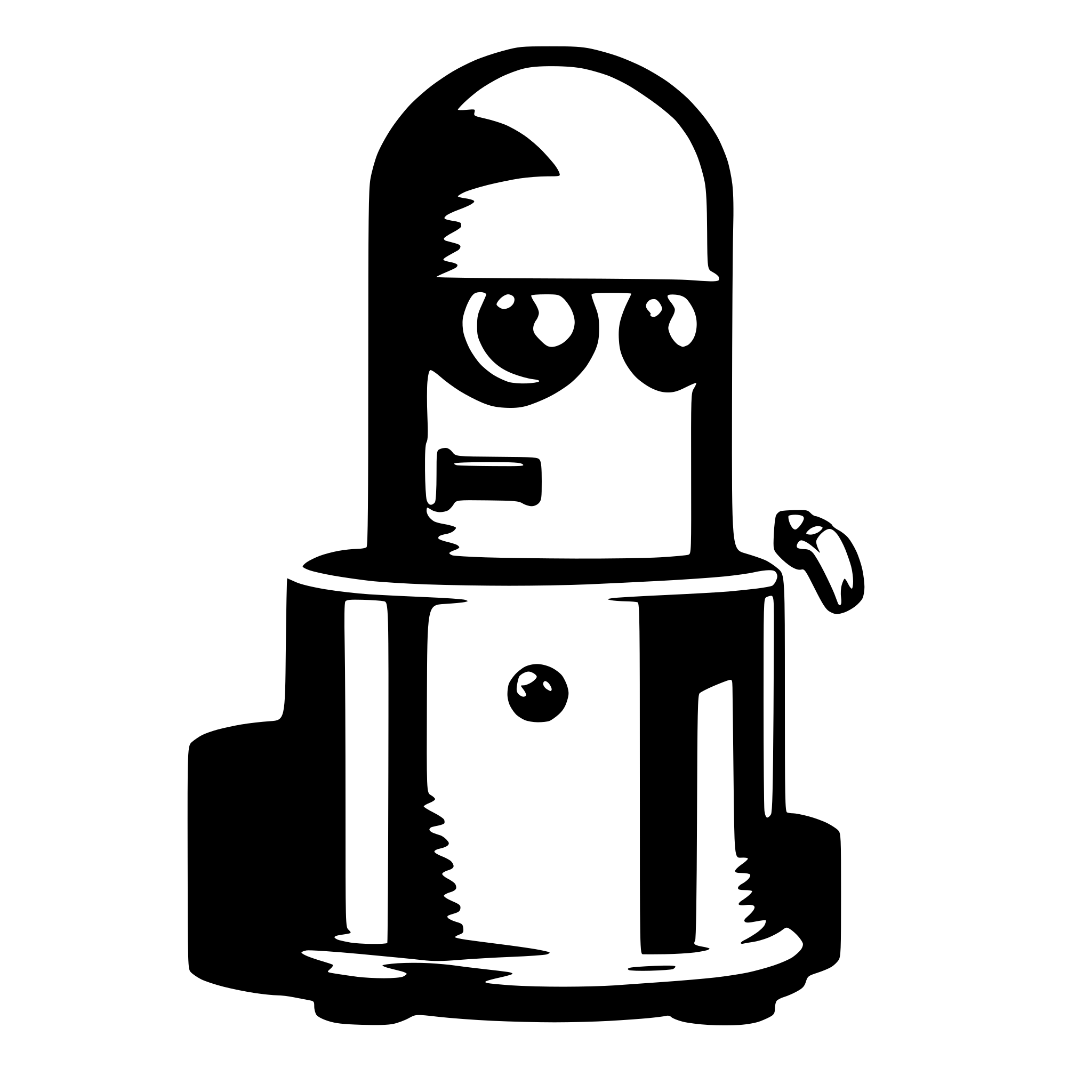 AI-generated SVG of a security cute pop toy