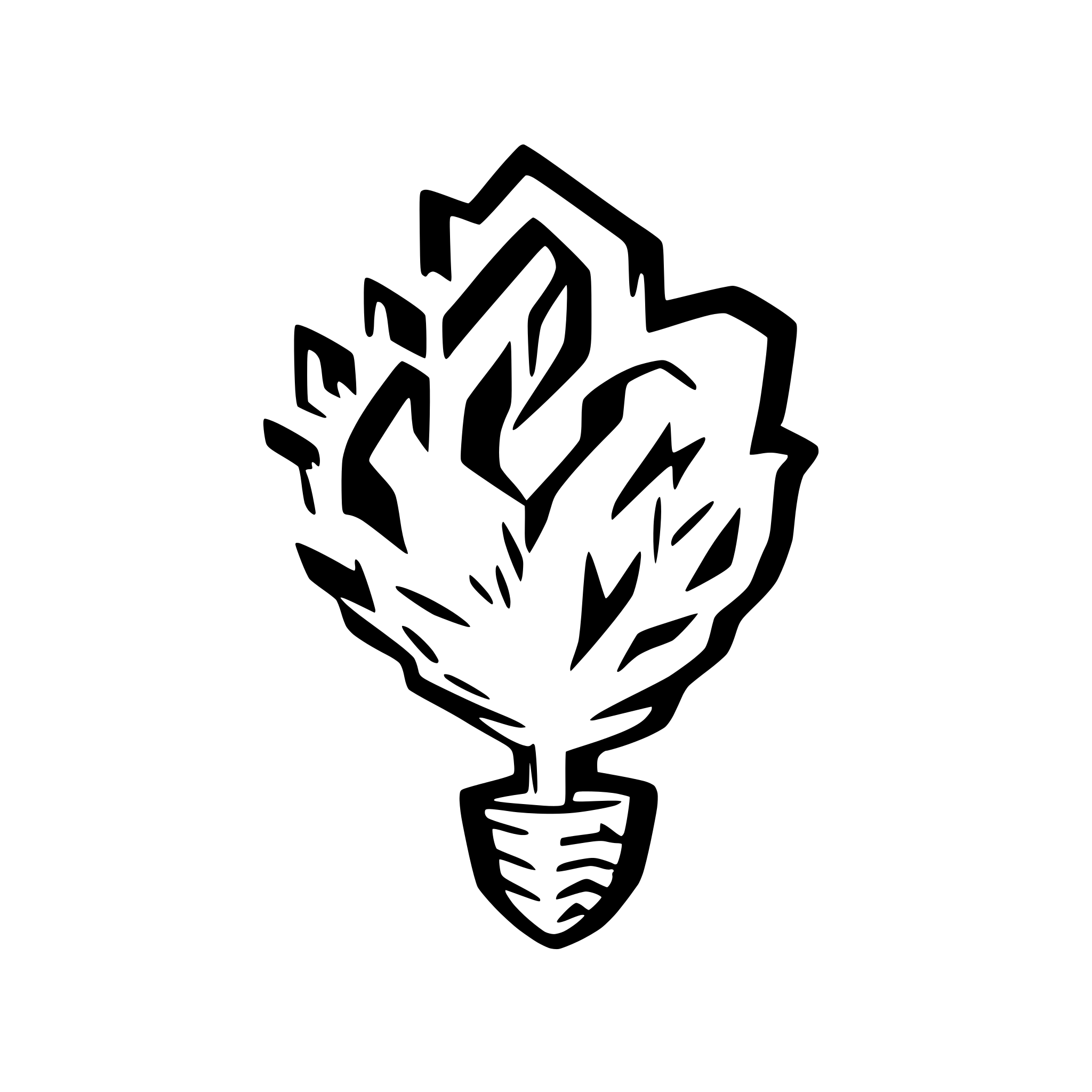 AI-generated SVG of a flaming heart