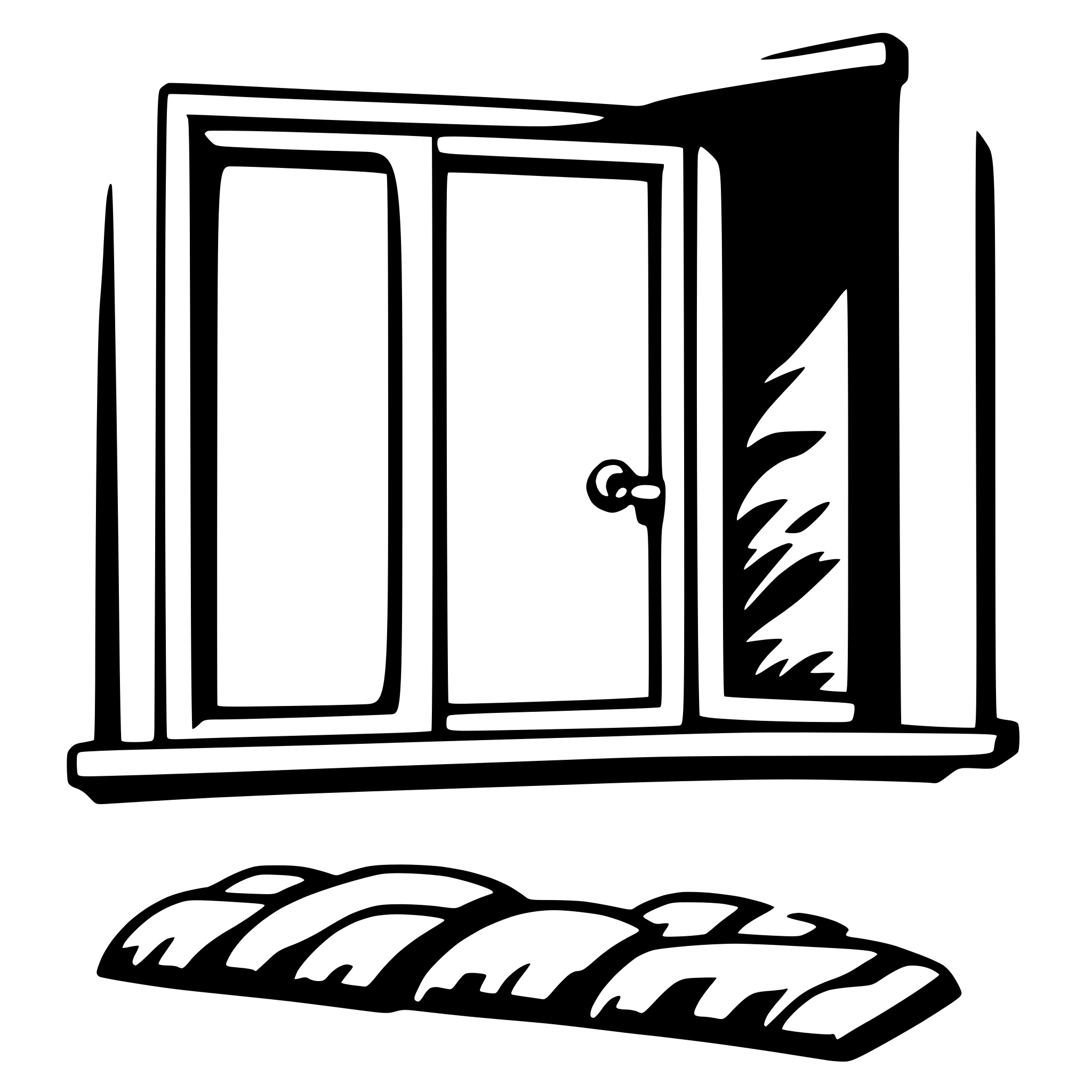AI-generated SVG of a window