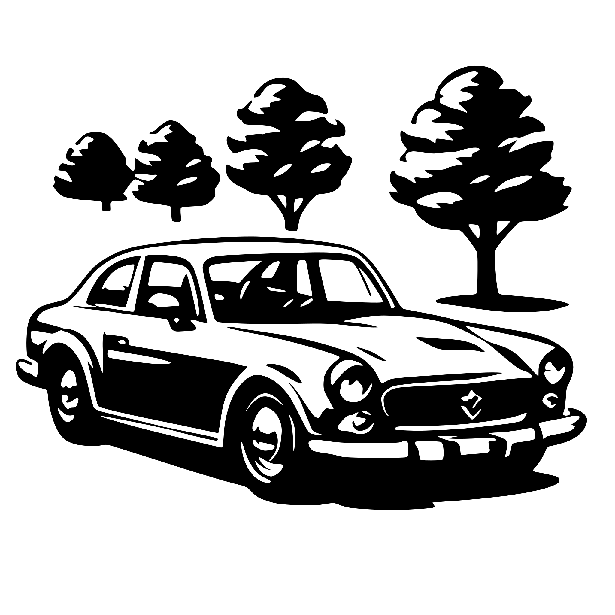 AI-generated SVG of 'cars'
