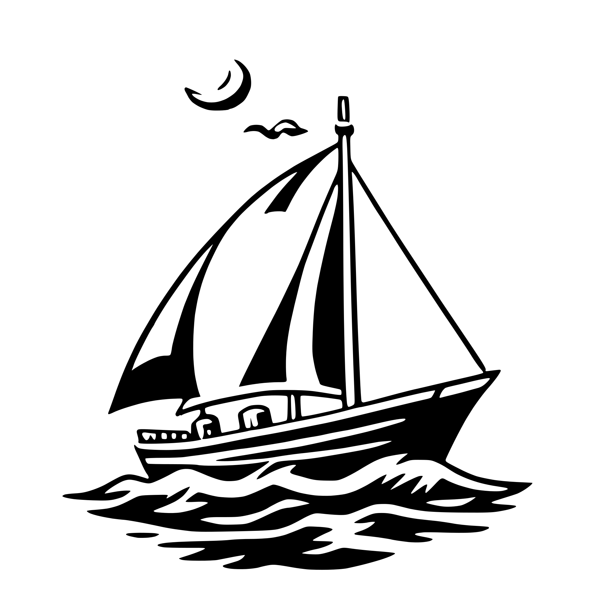AI-generated SVG of a tangaroa