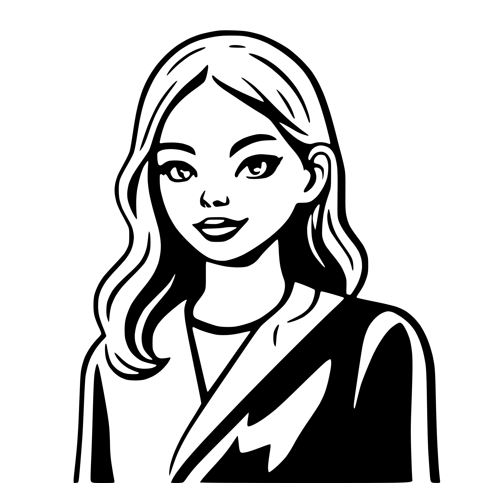 AI-generated SVG of a bulterier outline