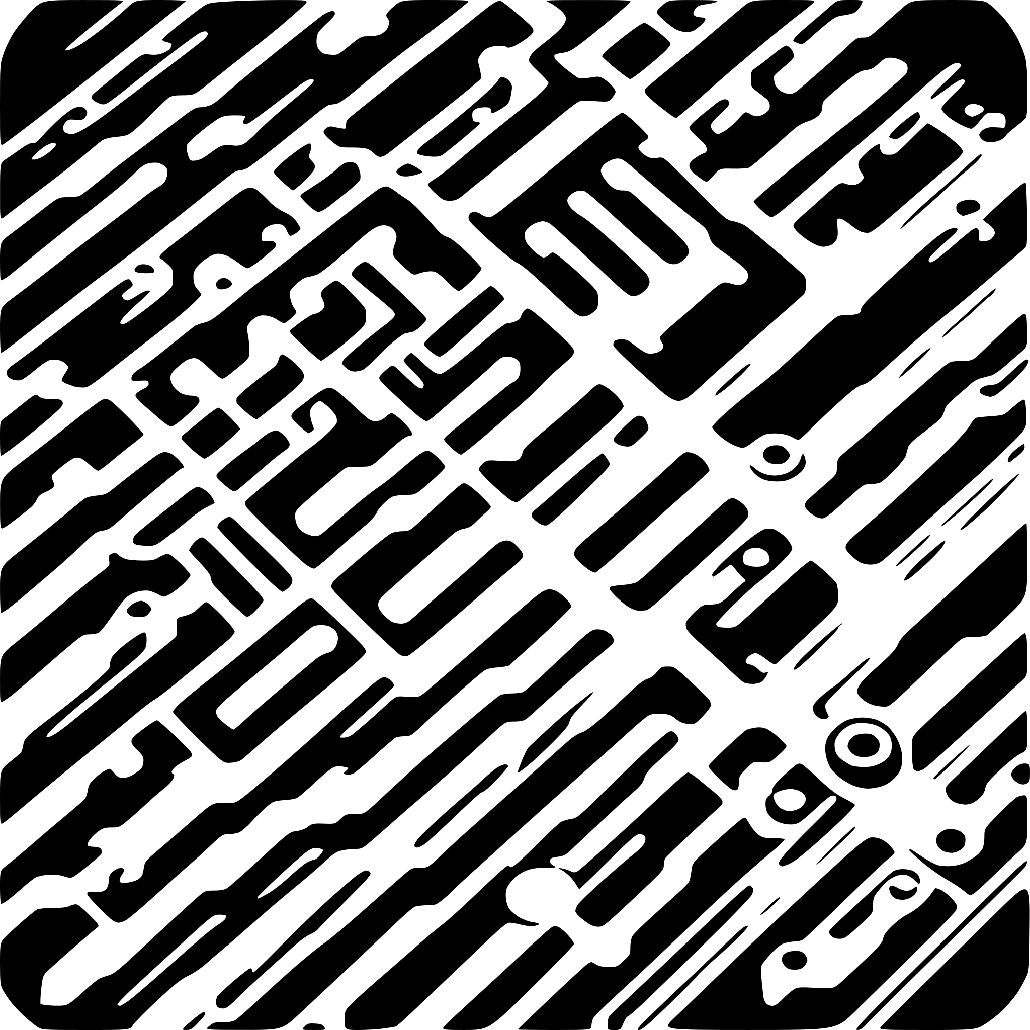 AI-generated SVG of 'pcb tracks of equal thickness'