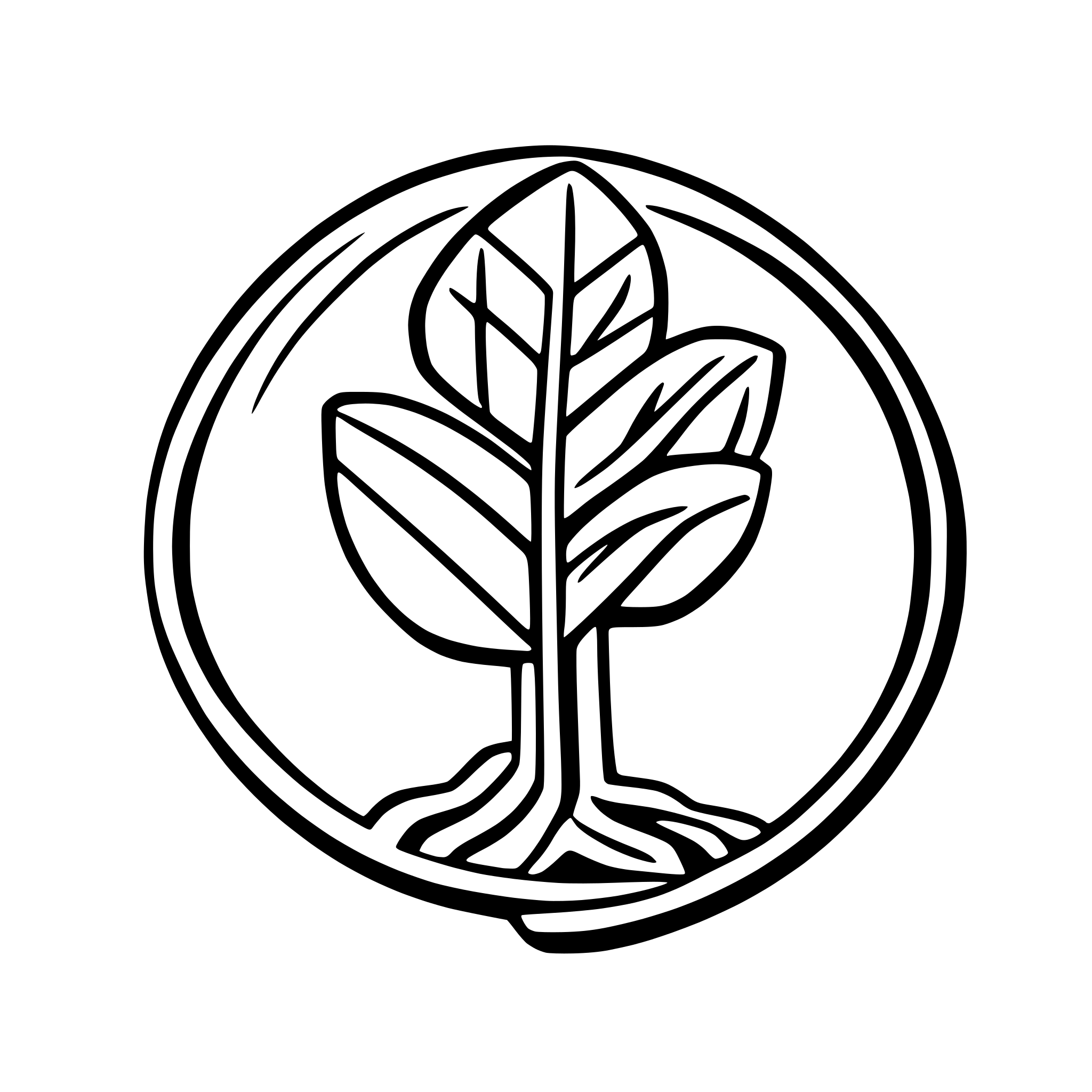 AI-generated SVG of a create a line art logo simular to the laravel logo but for rolling roots