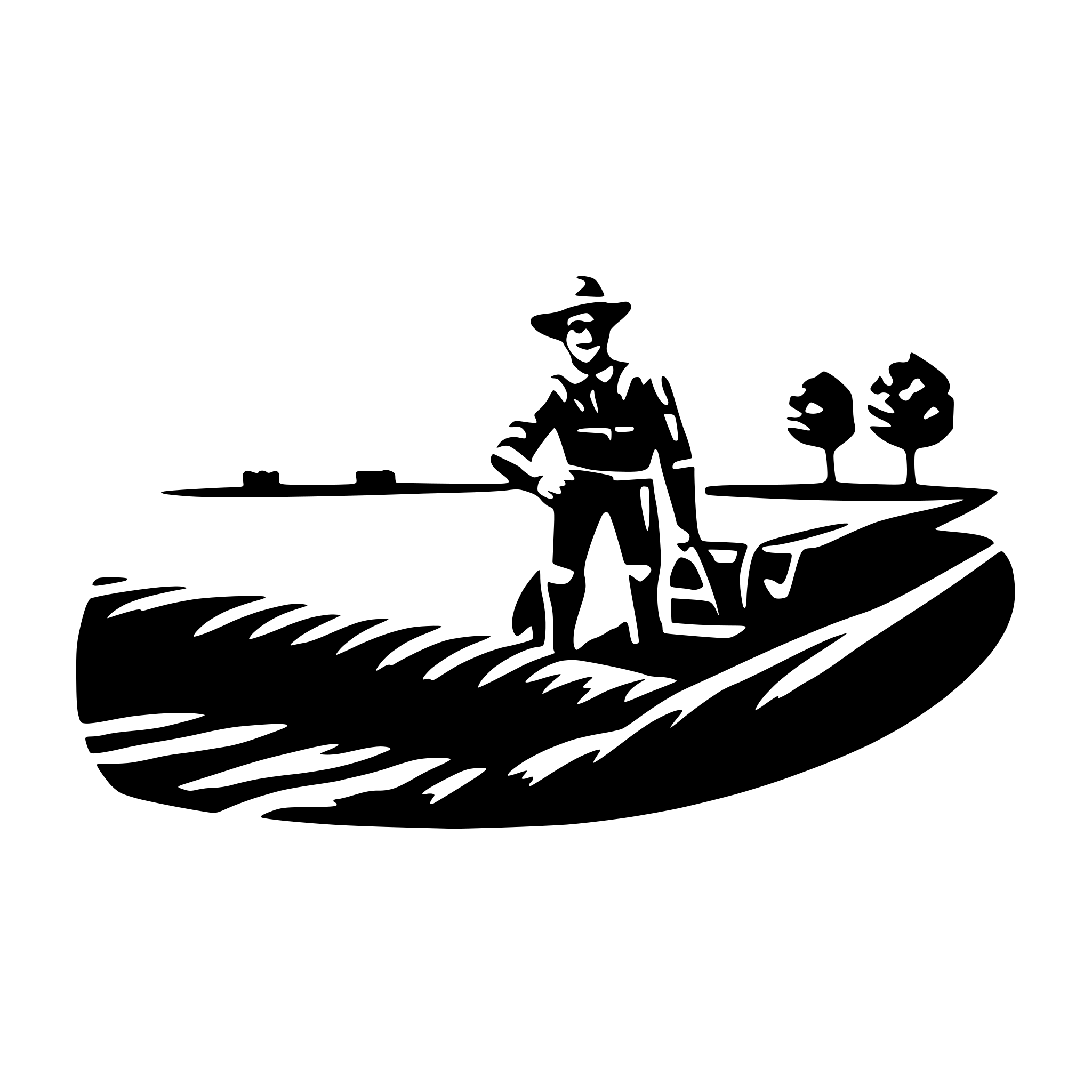 AI-generated SVG of 'A farmer ploughing his field'