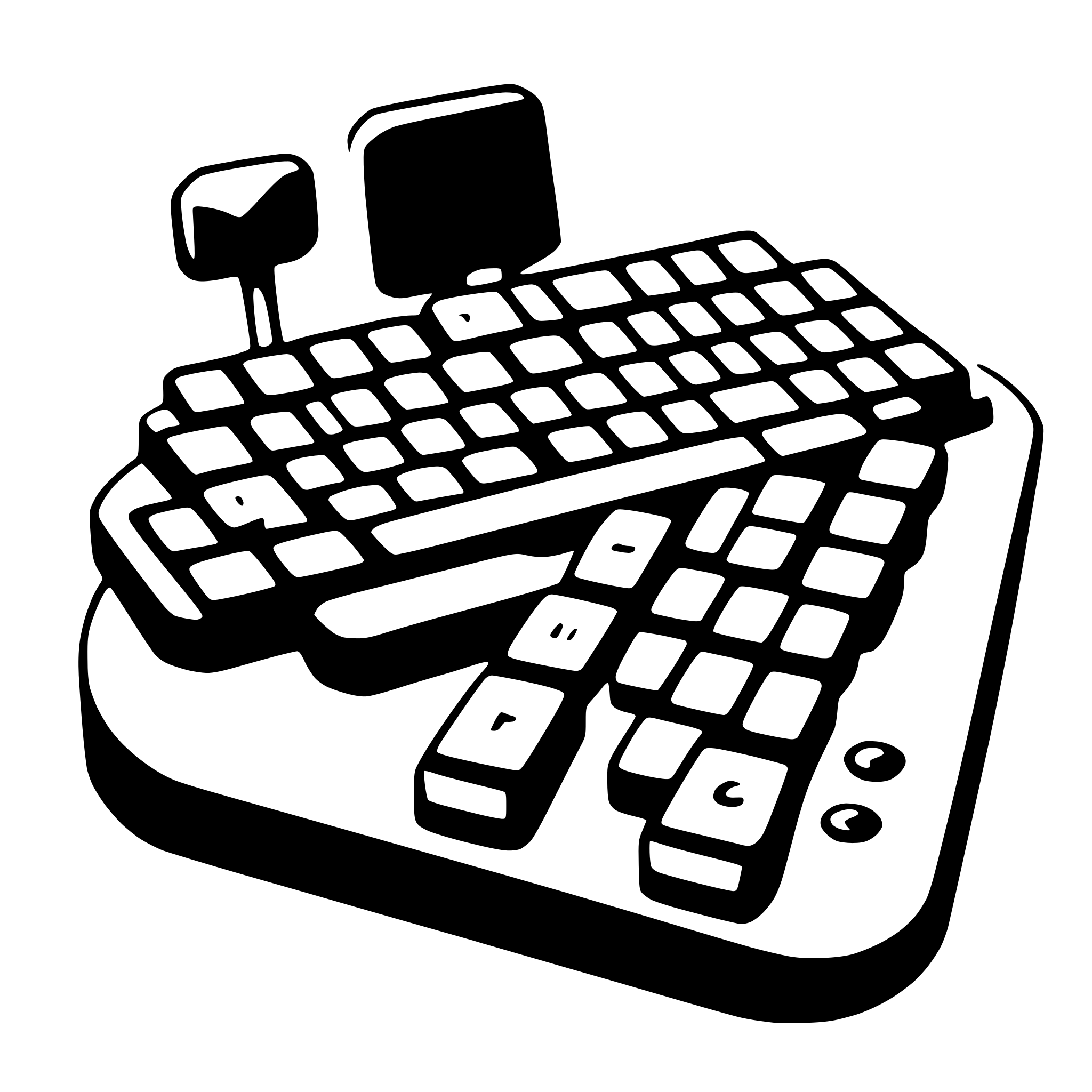 AI-generated SVG of 'keyboard'