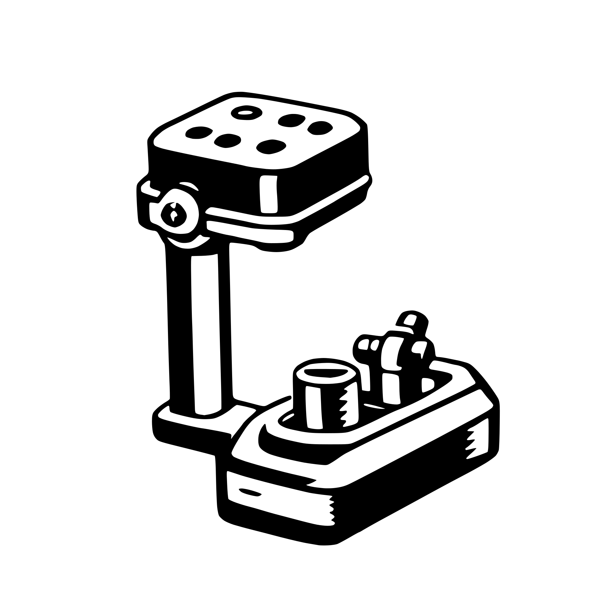 AI-generated SVG of a cufflink