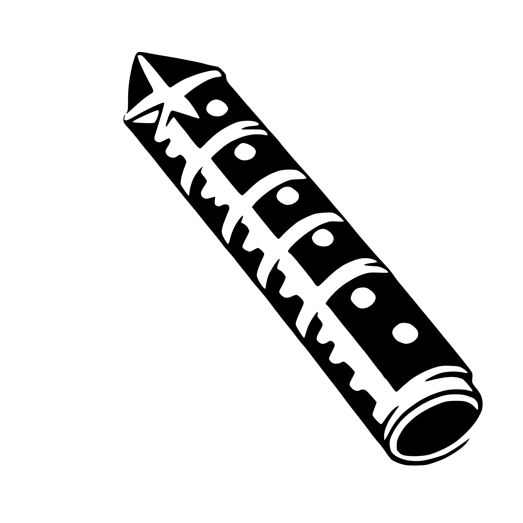 AI-generated SVG of a christmas cracker
