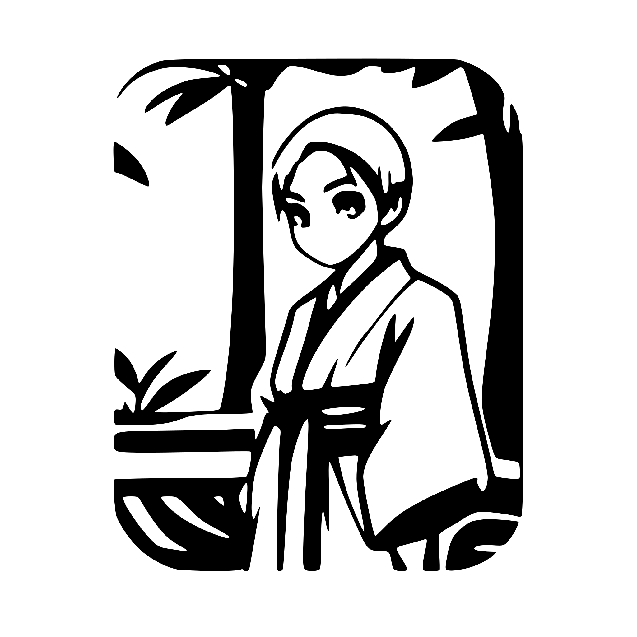 AI-generated SVG of a manga style drawing. black minimalistic strokes on transparent background. This style is for Kijimuna, he is a 15 years old from Okinawa. A bit mischievous but friendly. he is wearing a Yukata.Kijimuna is perched in a banyan tree. He watches a user curiously. the user is not visible on the image. Small woodland spirits flutter around Kijimuna have take the aspect of small floating kanji