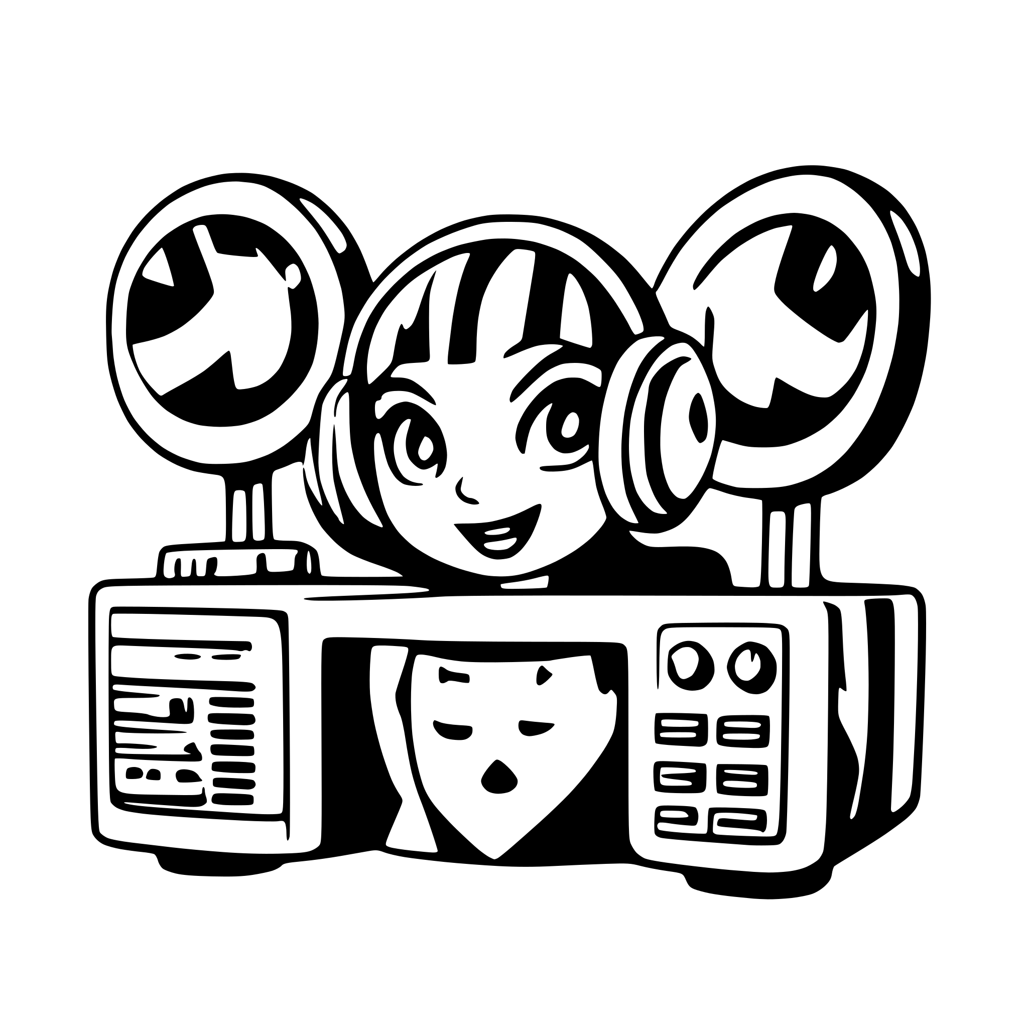 AI-generated SVG of a sound system