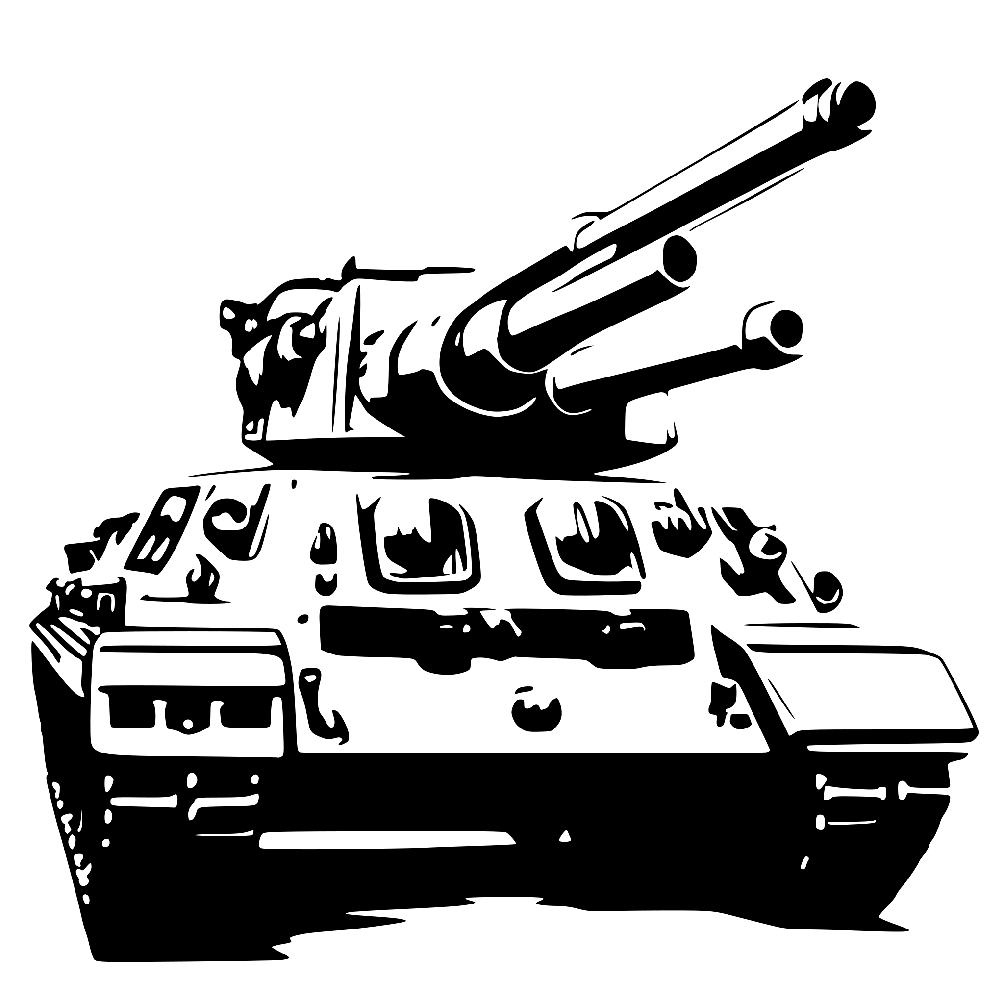 AI-generated SVG of a Military M915A5