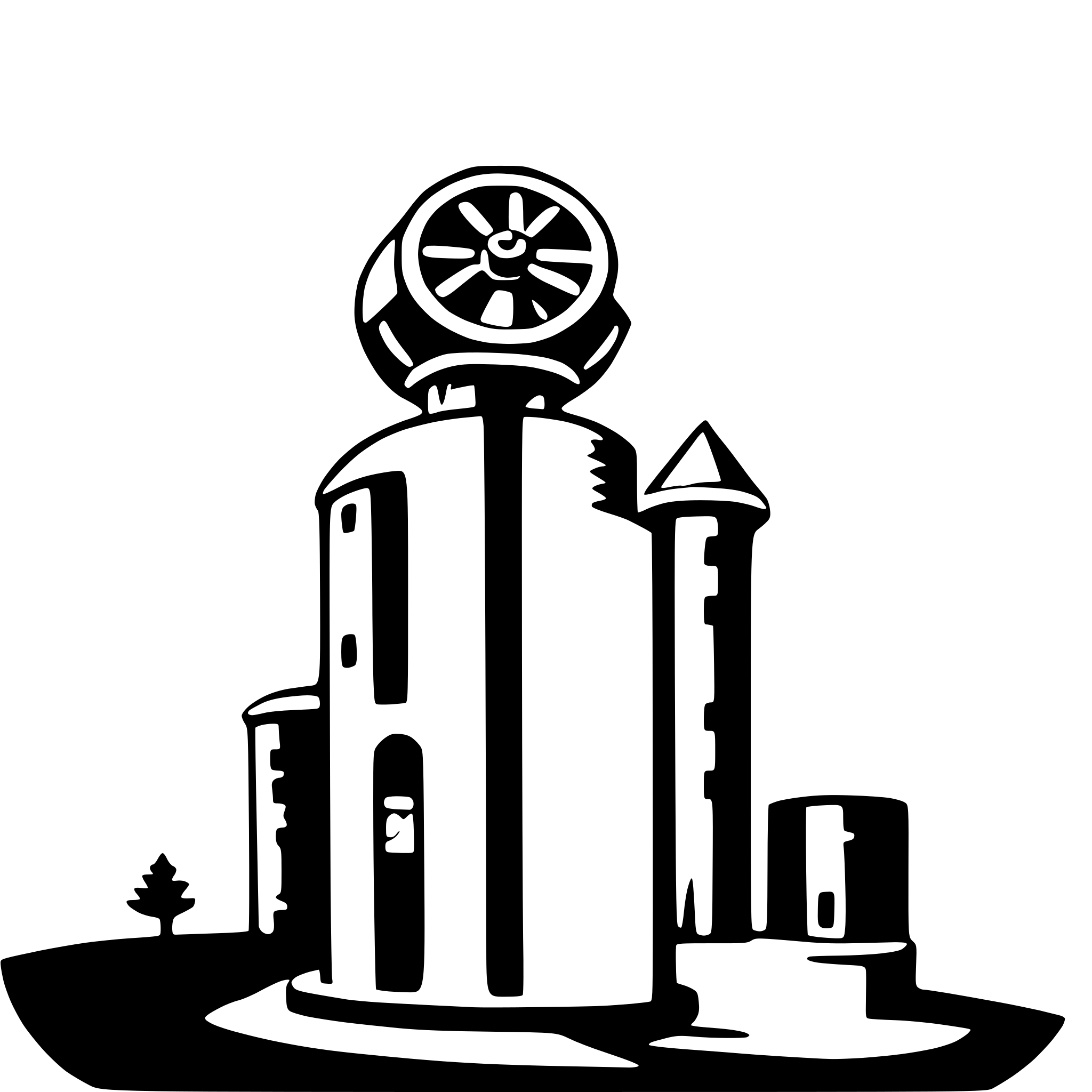 AI-generated SVG of a derrick