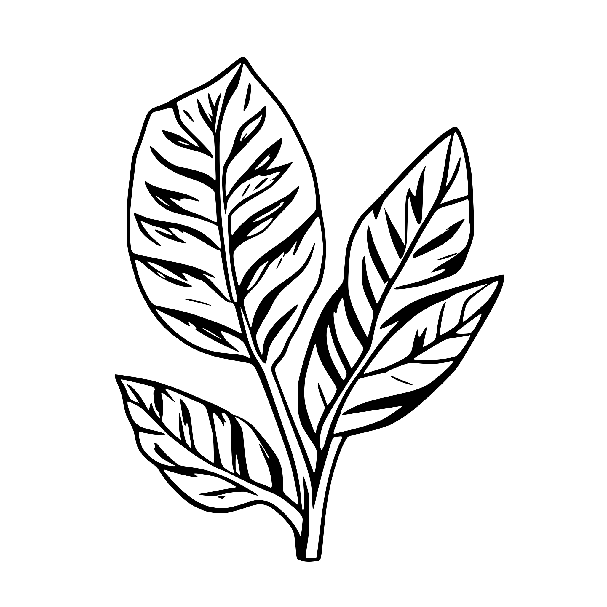 AI-generated SVG of 'Chili fern'