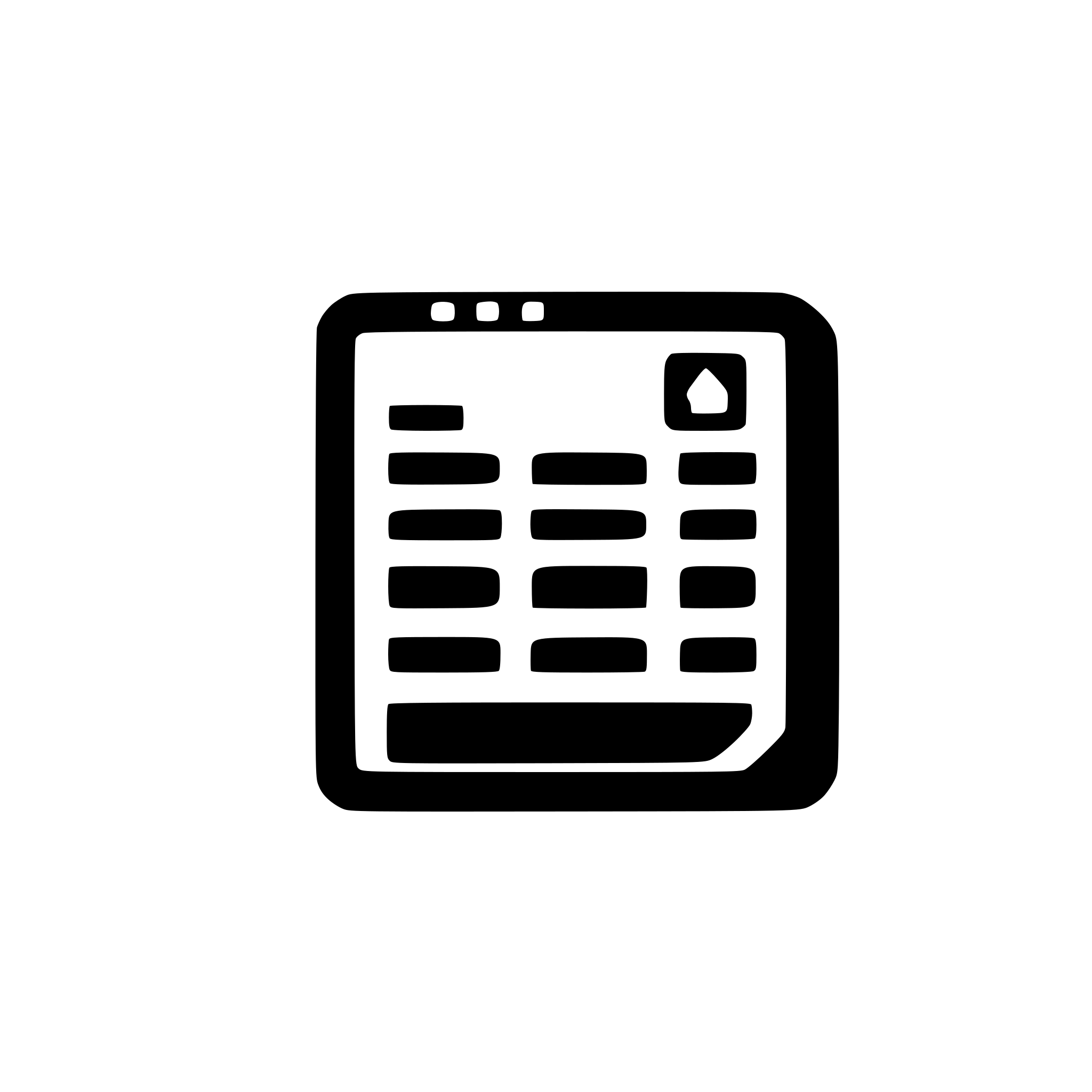 AI-generated SVG of 'Pixellated Desktop Folder Icon'