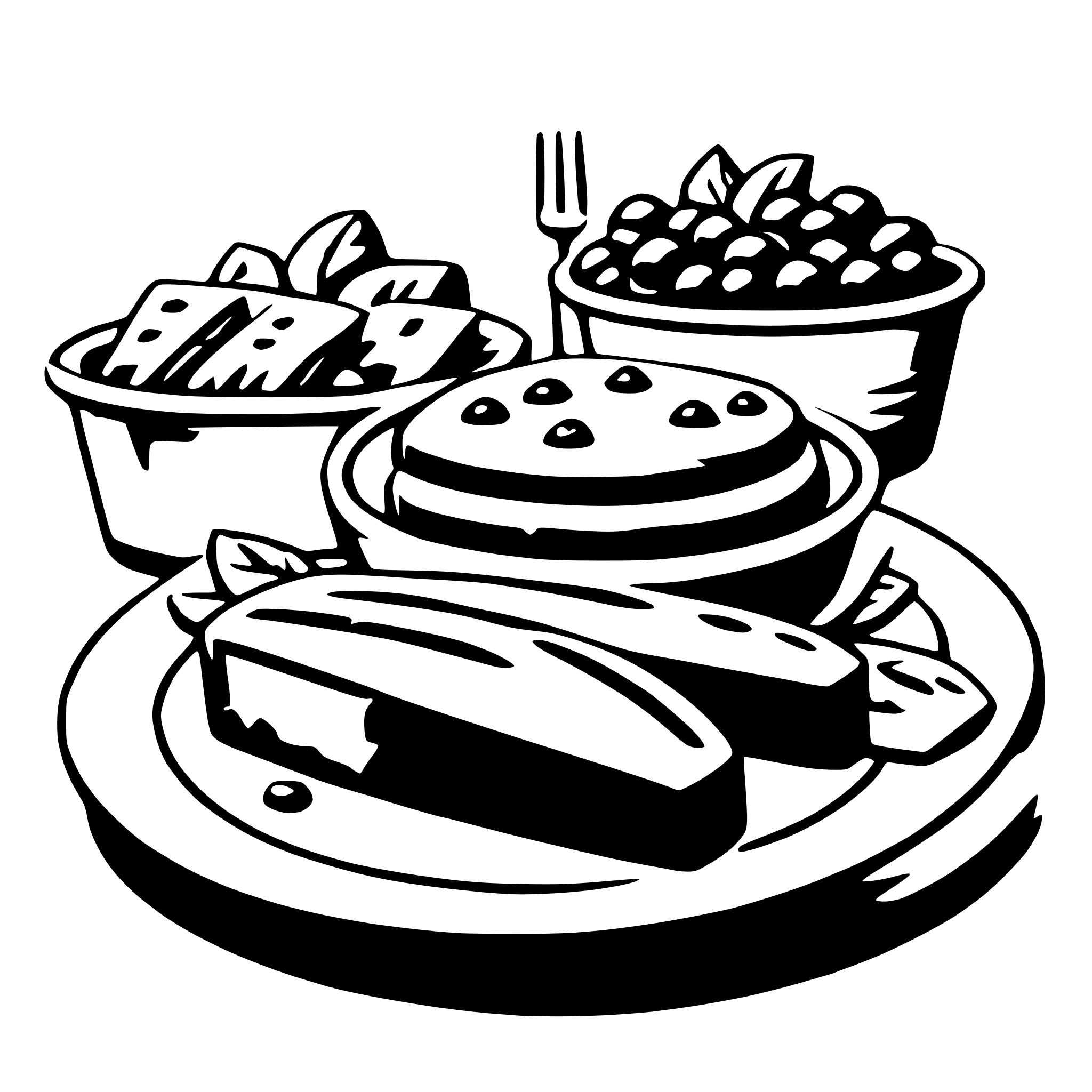 AI-generated SVG of 'buffet'
