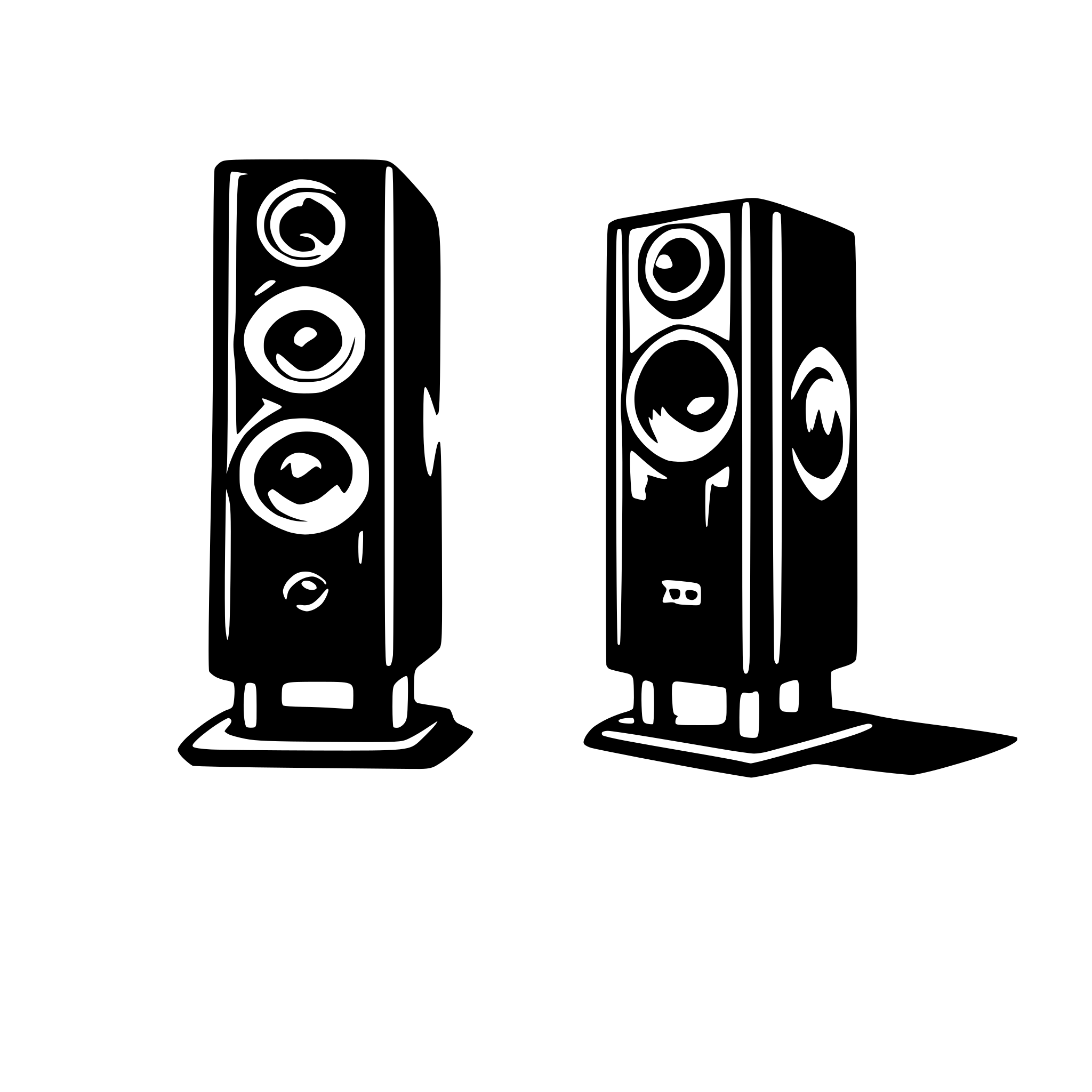 AI-generated SVG of a speaker