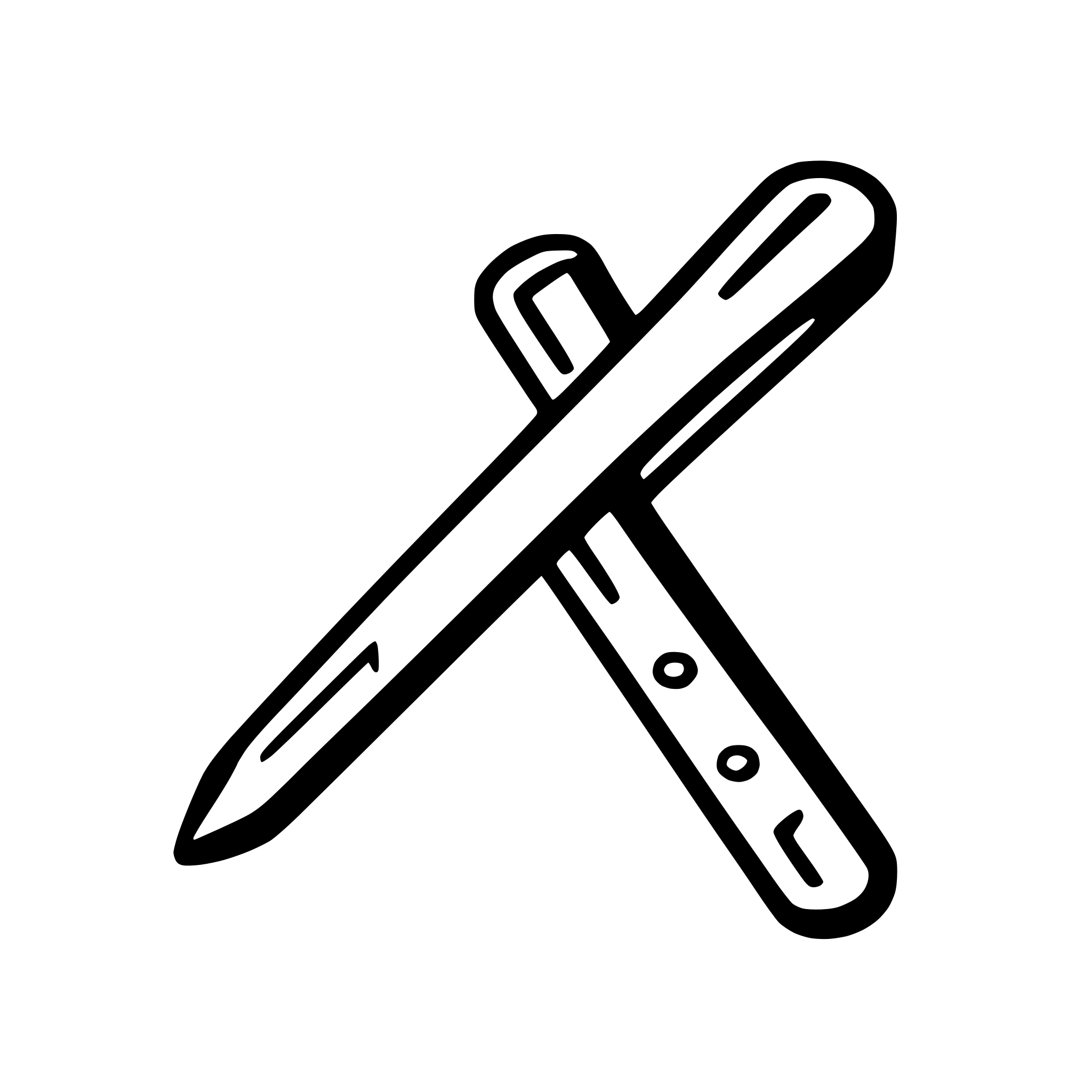 AI-generated SVG of a pencil and ruler crossed