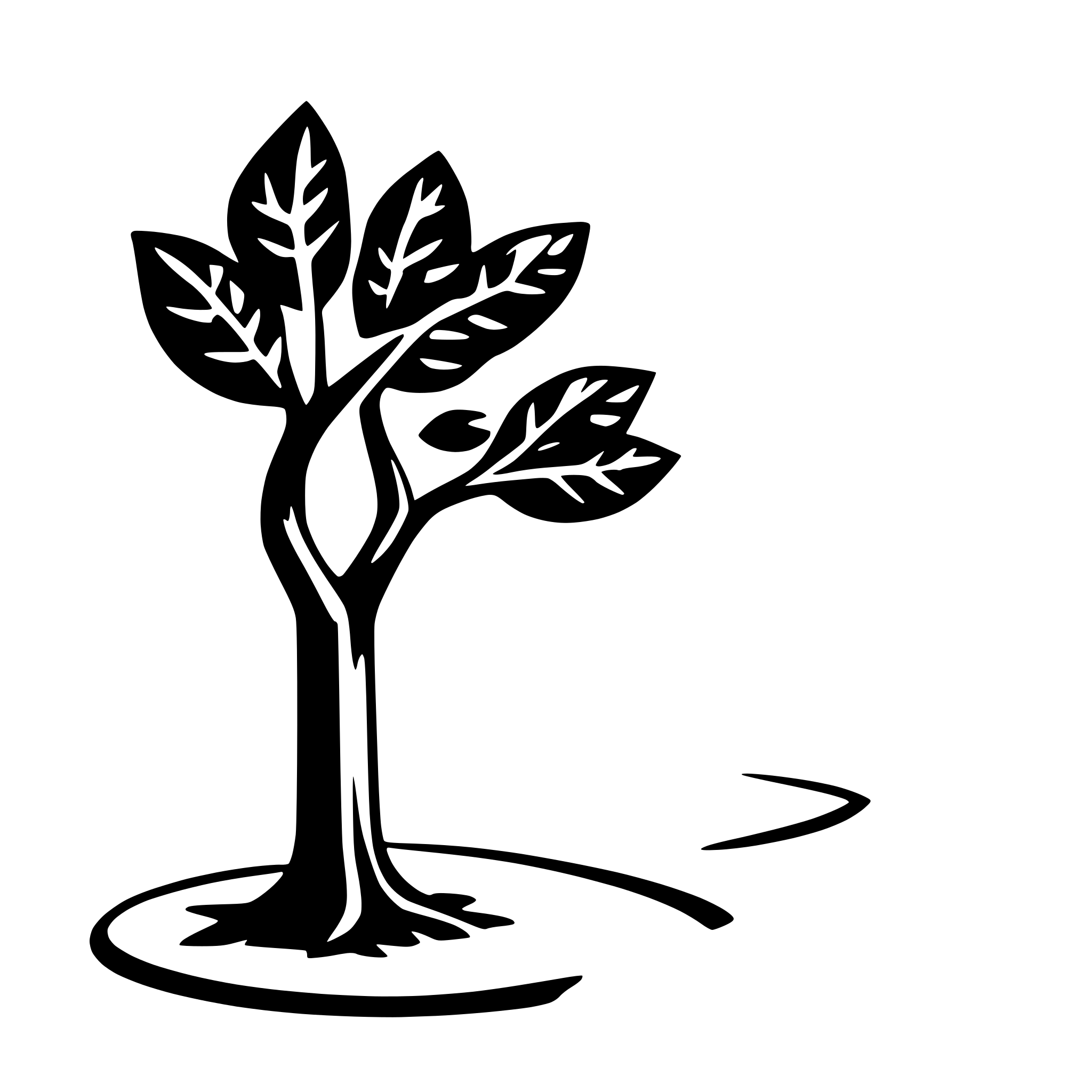 AI-generated SVG of 'version control branch'