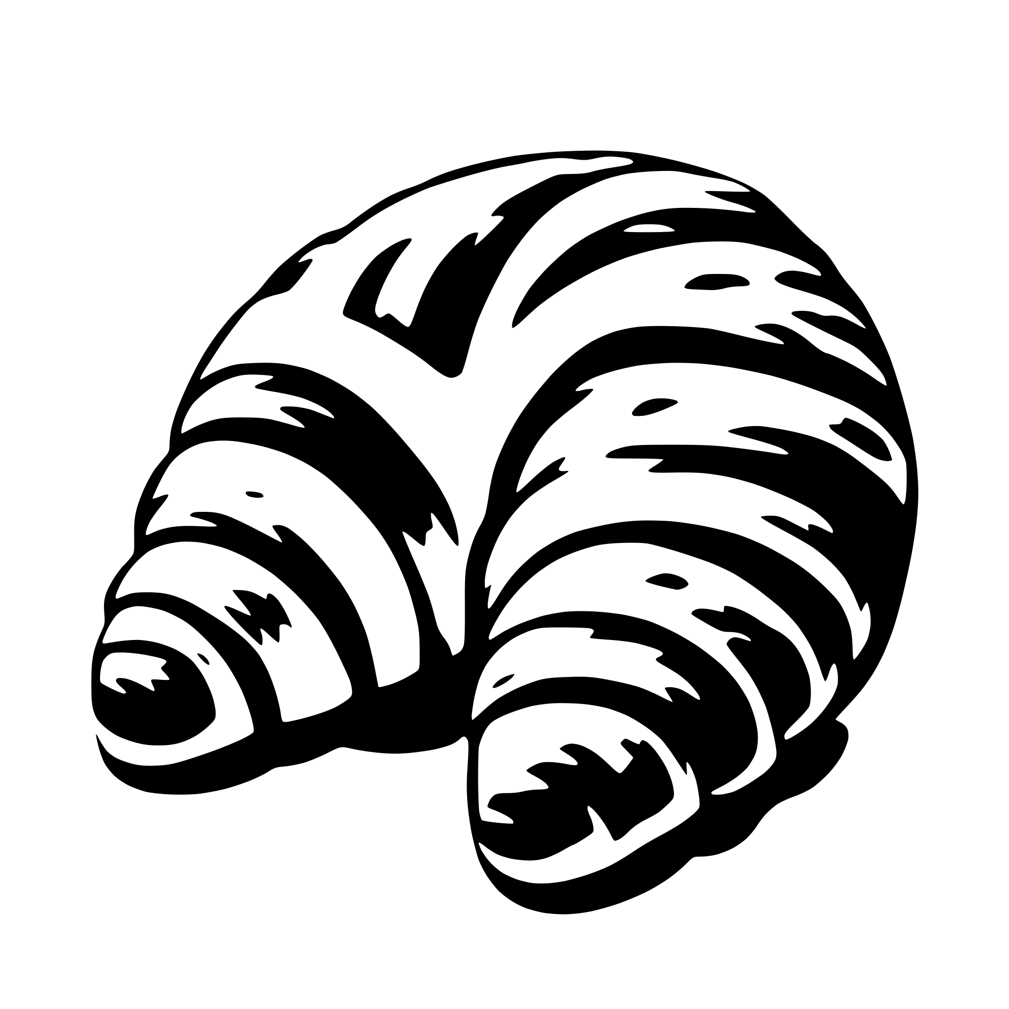 AI-generated SVG of 'croissant split in half'