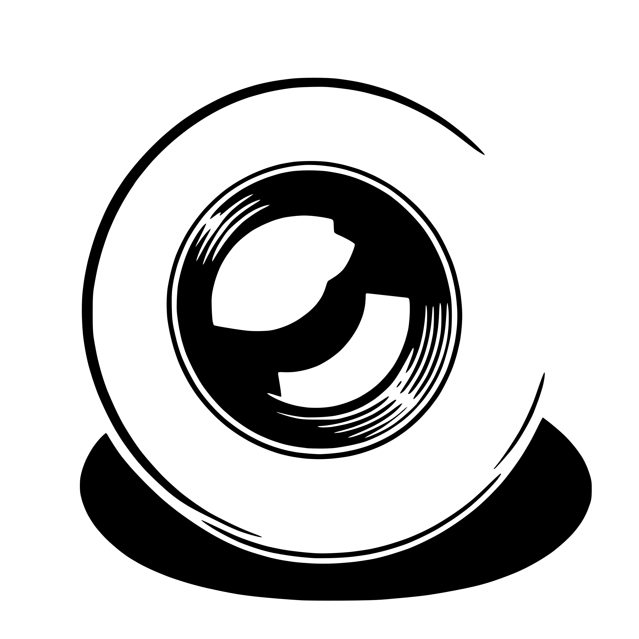 AI-generated SVG of a aperature, camera lens