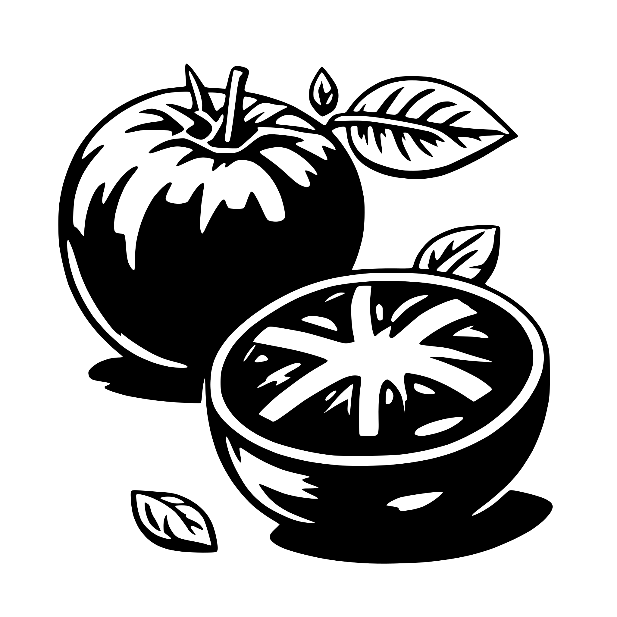 AI-generated SVG of 'tomato'