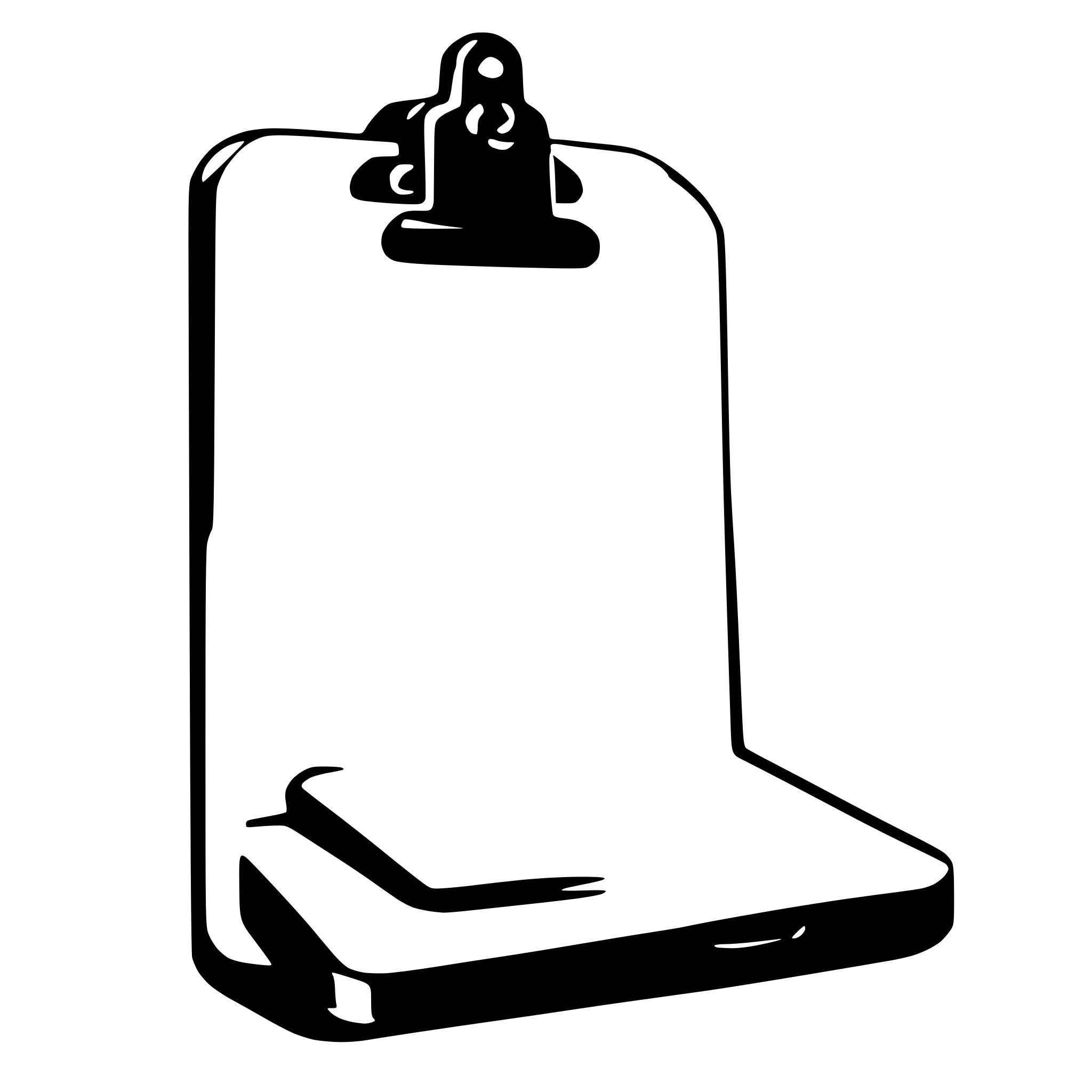 AI-generated SVG of 'A clipboard'