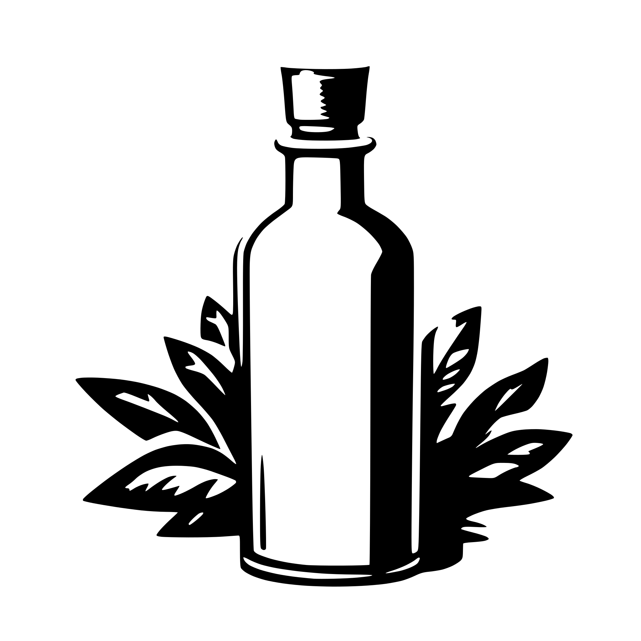 AI-generated SVG of a bottle