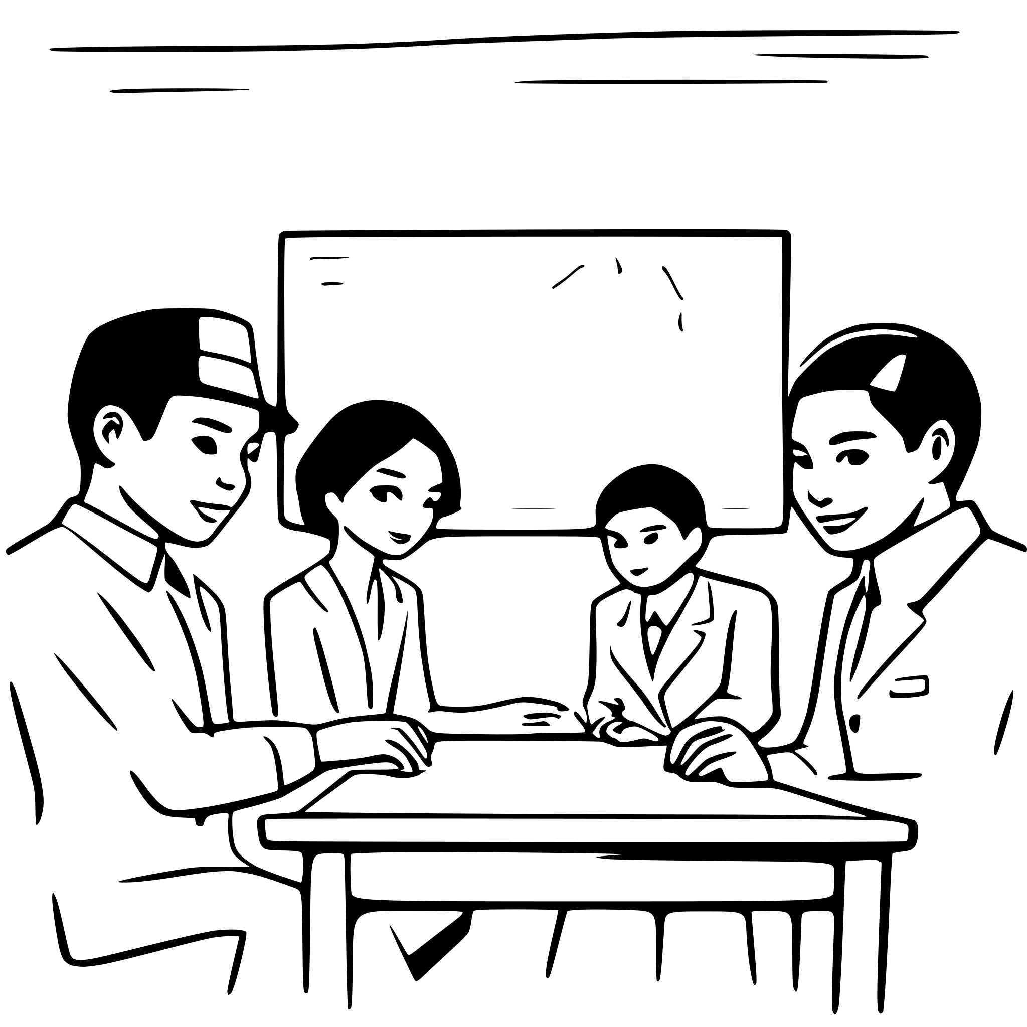 AI-generated SVG of a Sukarno discusses with national leaders in a simple room, with a map of Indonesia on the wall. Soft sunlight illuminates their faces, creating a serious and determined atmosphere.