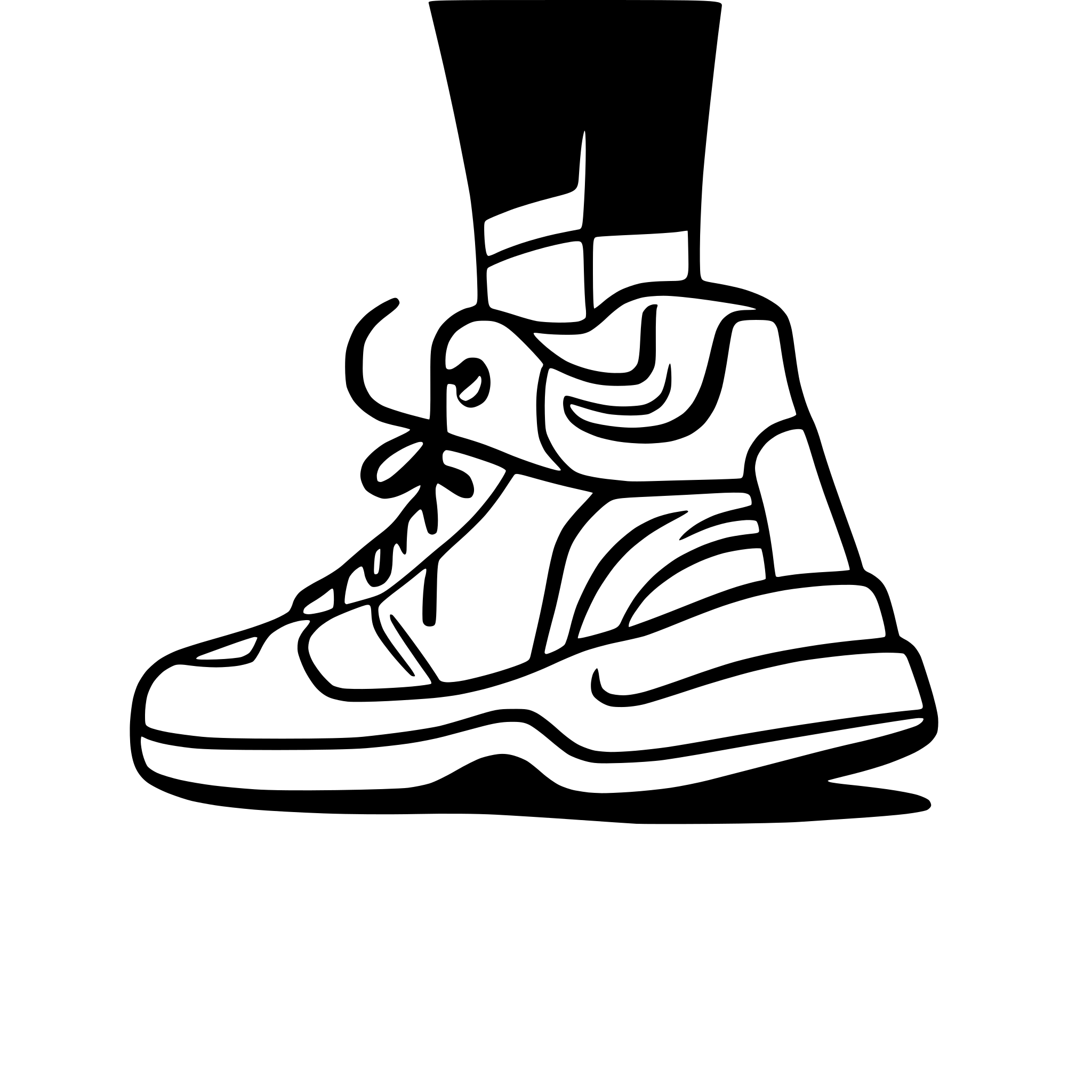AI-generated SVG of a sneakers