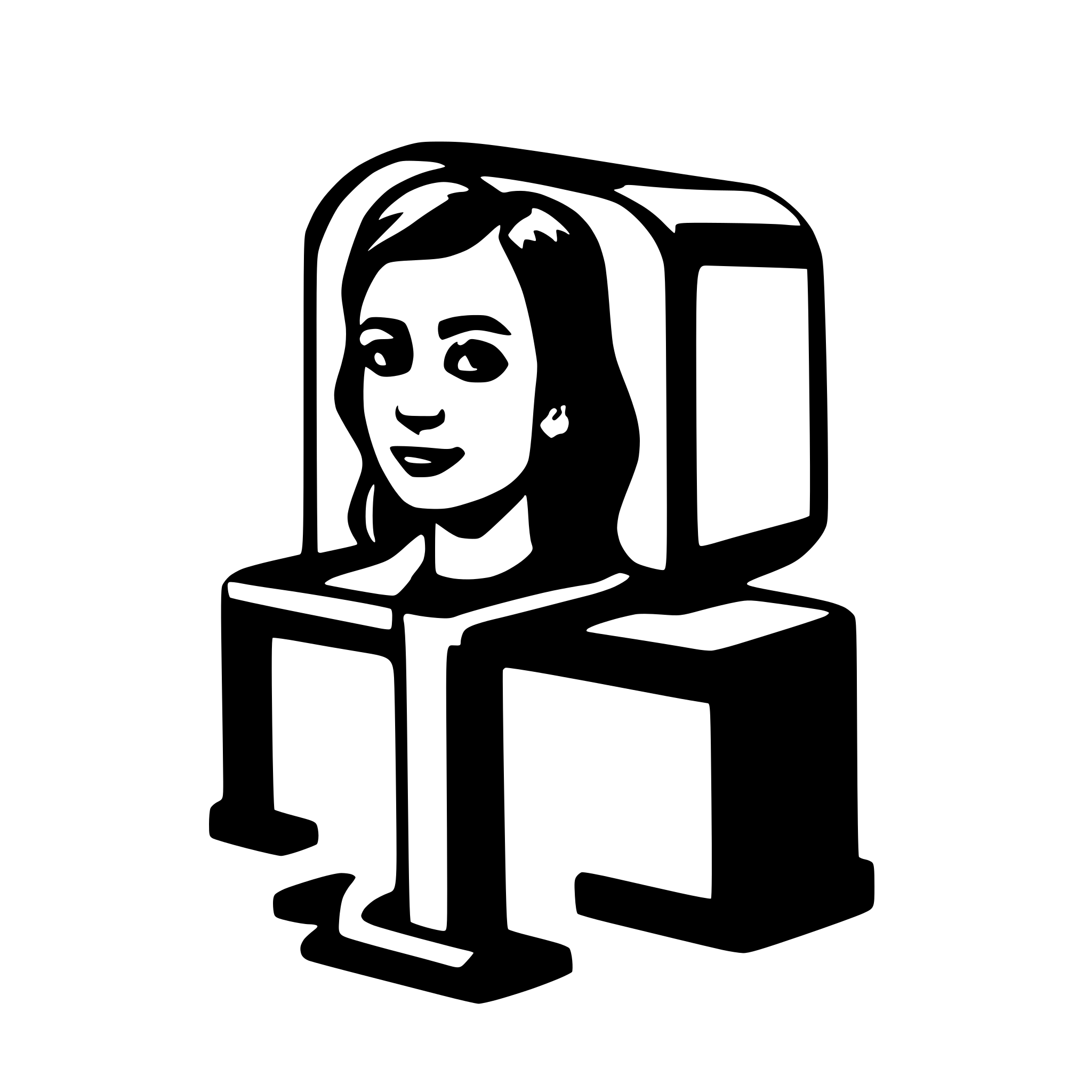 AI-generated SVG of a Linkedin
