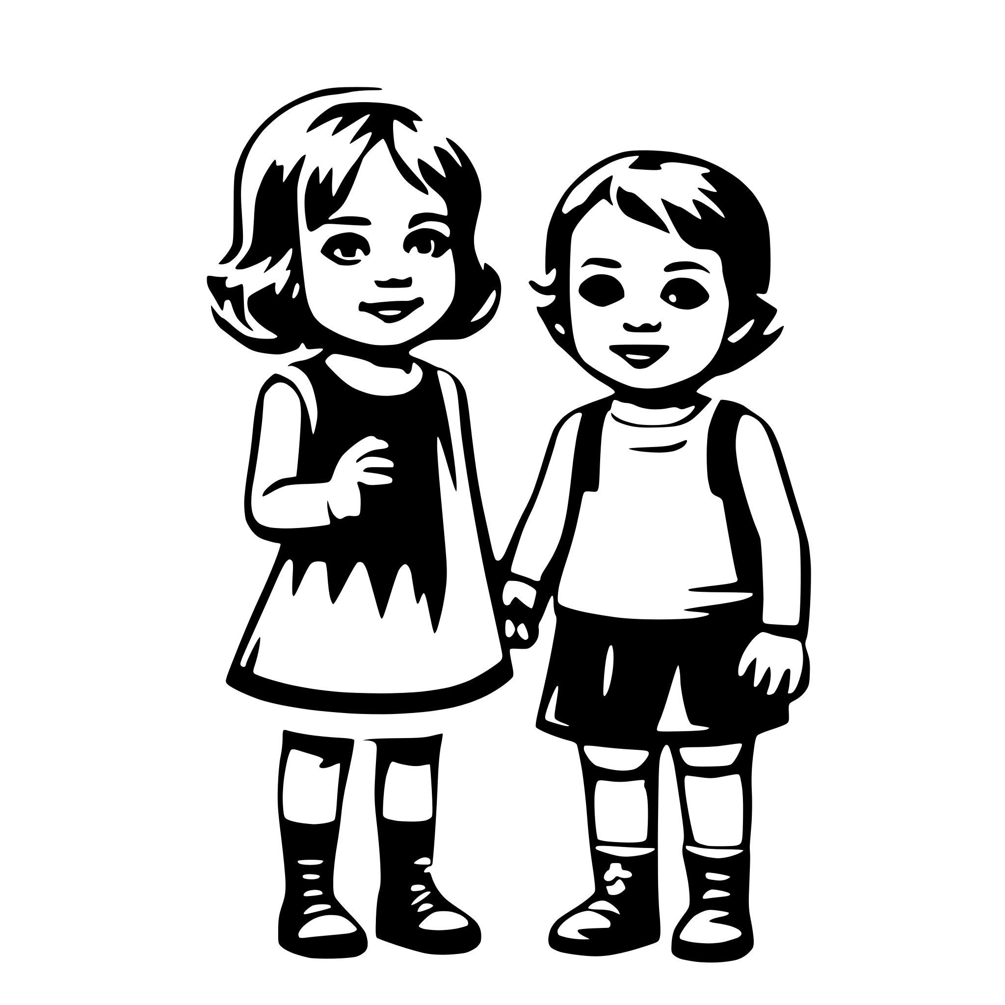 AI-generated SVG of 'Toddlers'