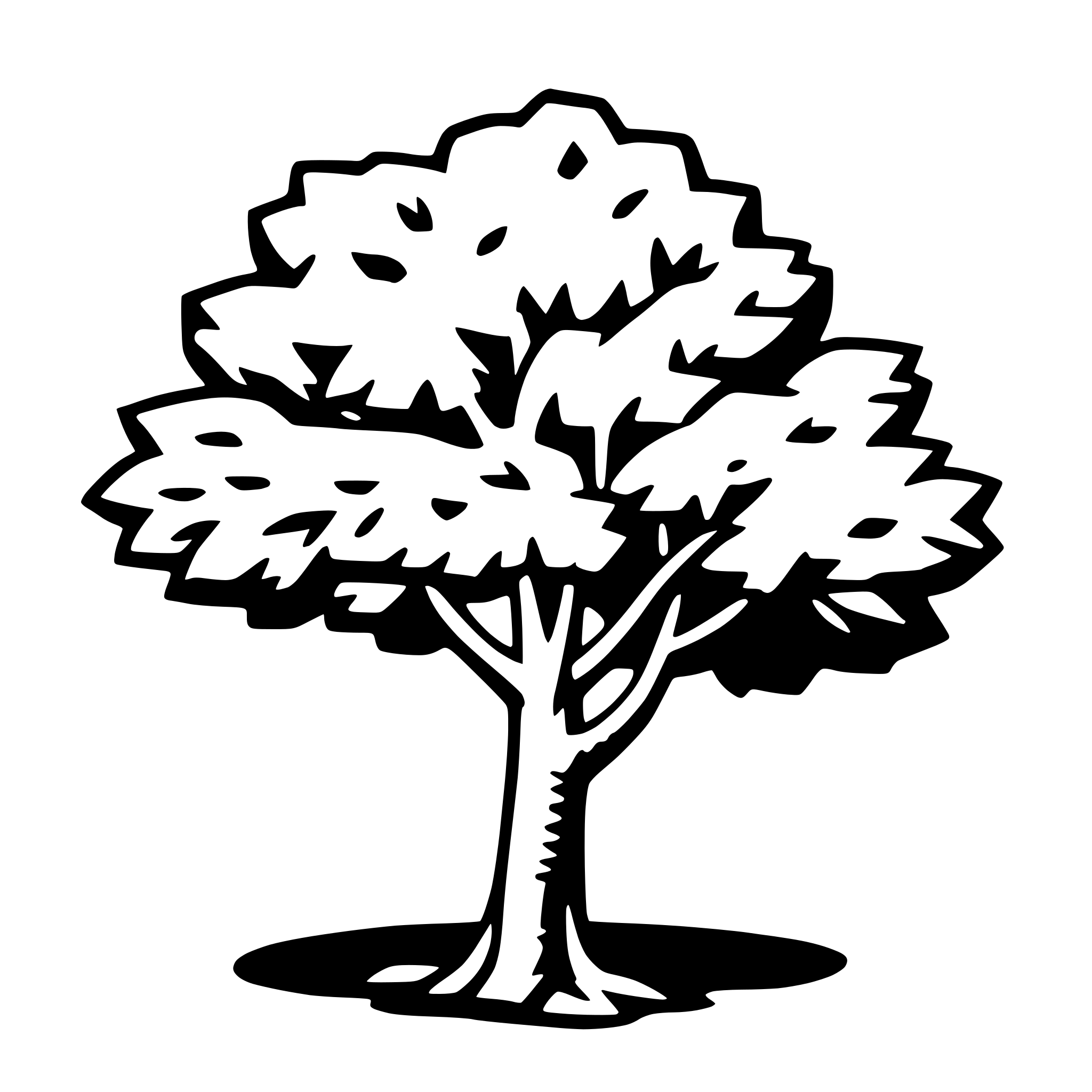 AI-generated SVG of 'sycamore tree'