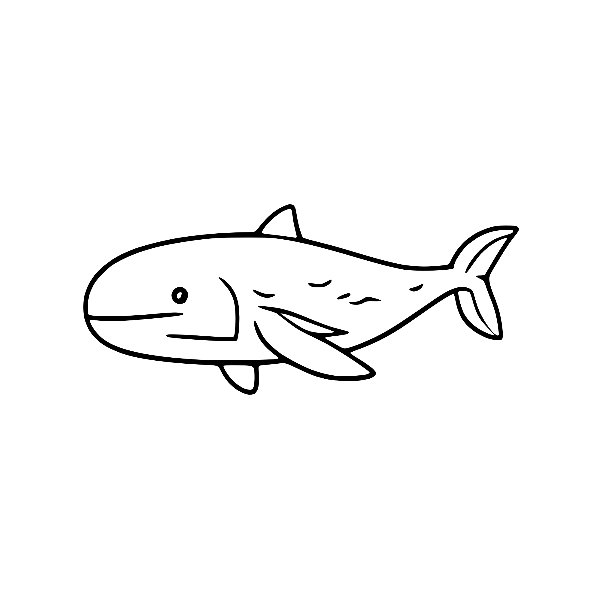 AI-generated SVG of 'whale with underwater scenery'