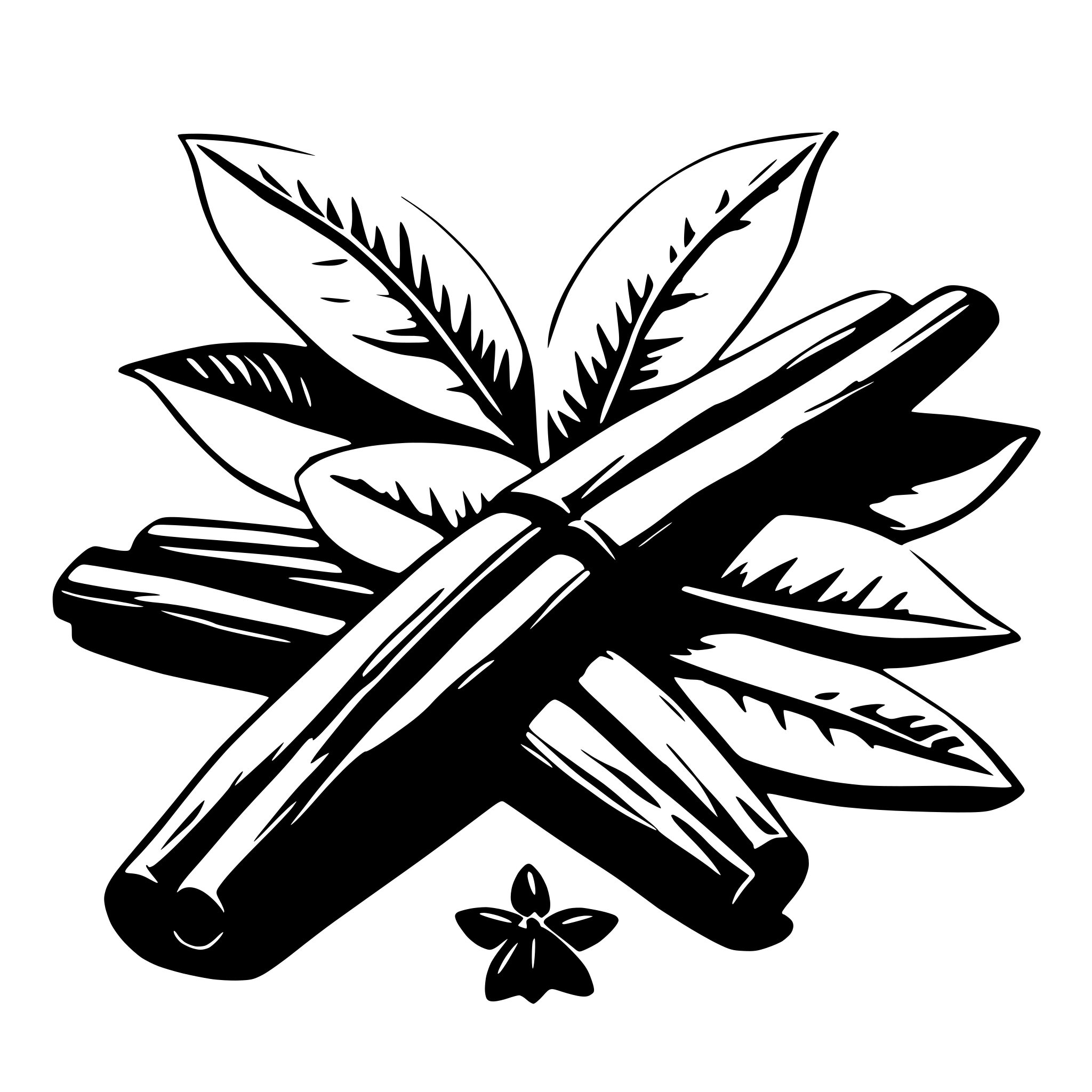 AI-generated SVG of a cinnamon