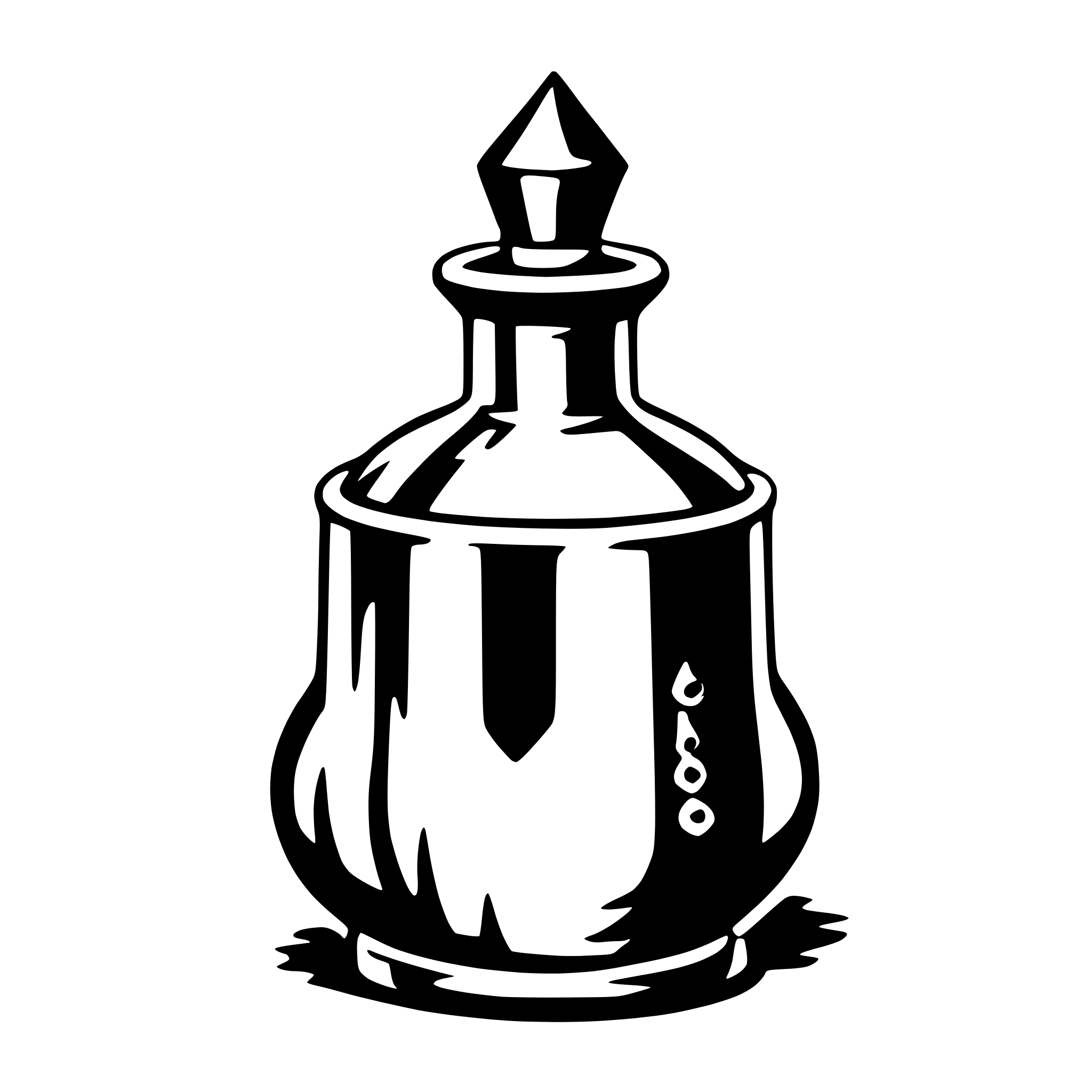 AI-generated SVG of a potion