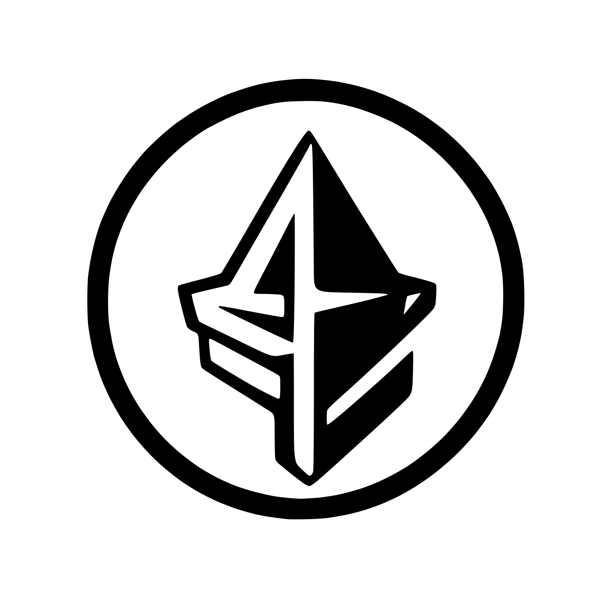 AI-generated SVG of a geometric arrow pointing upwards