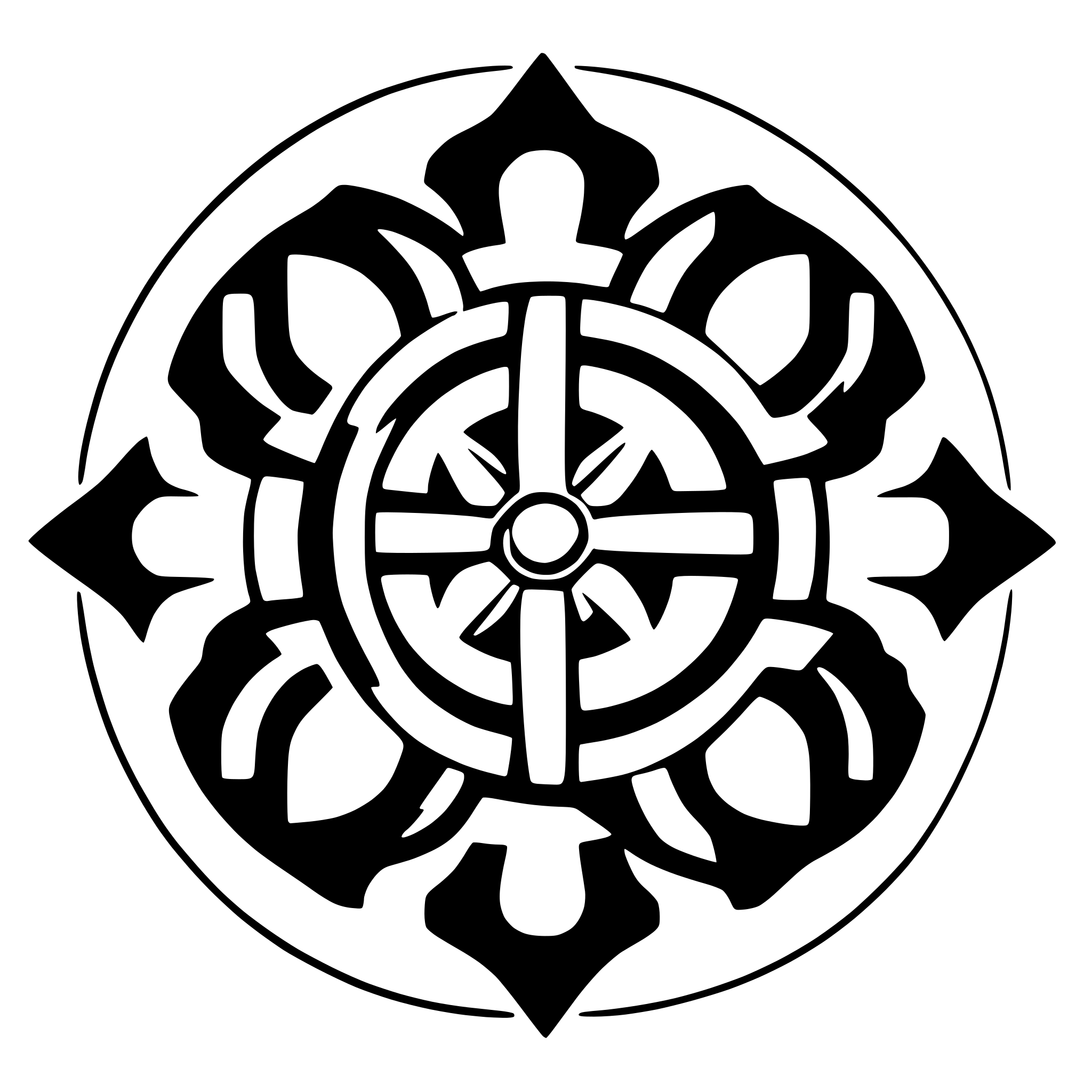 AI-generated SVG of a kamon from the sengoku period
