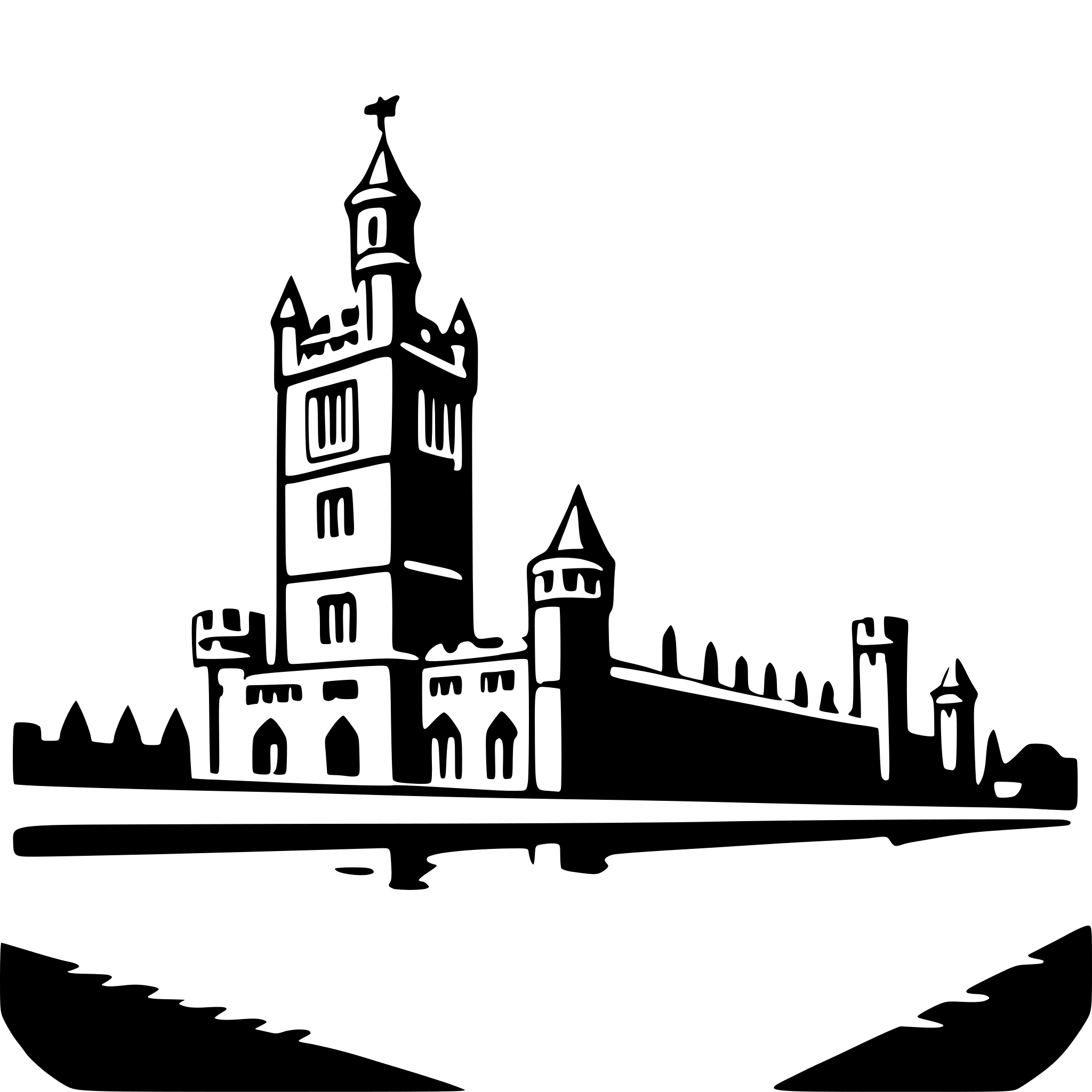 AI-generated SVG of 'palace of westminster'