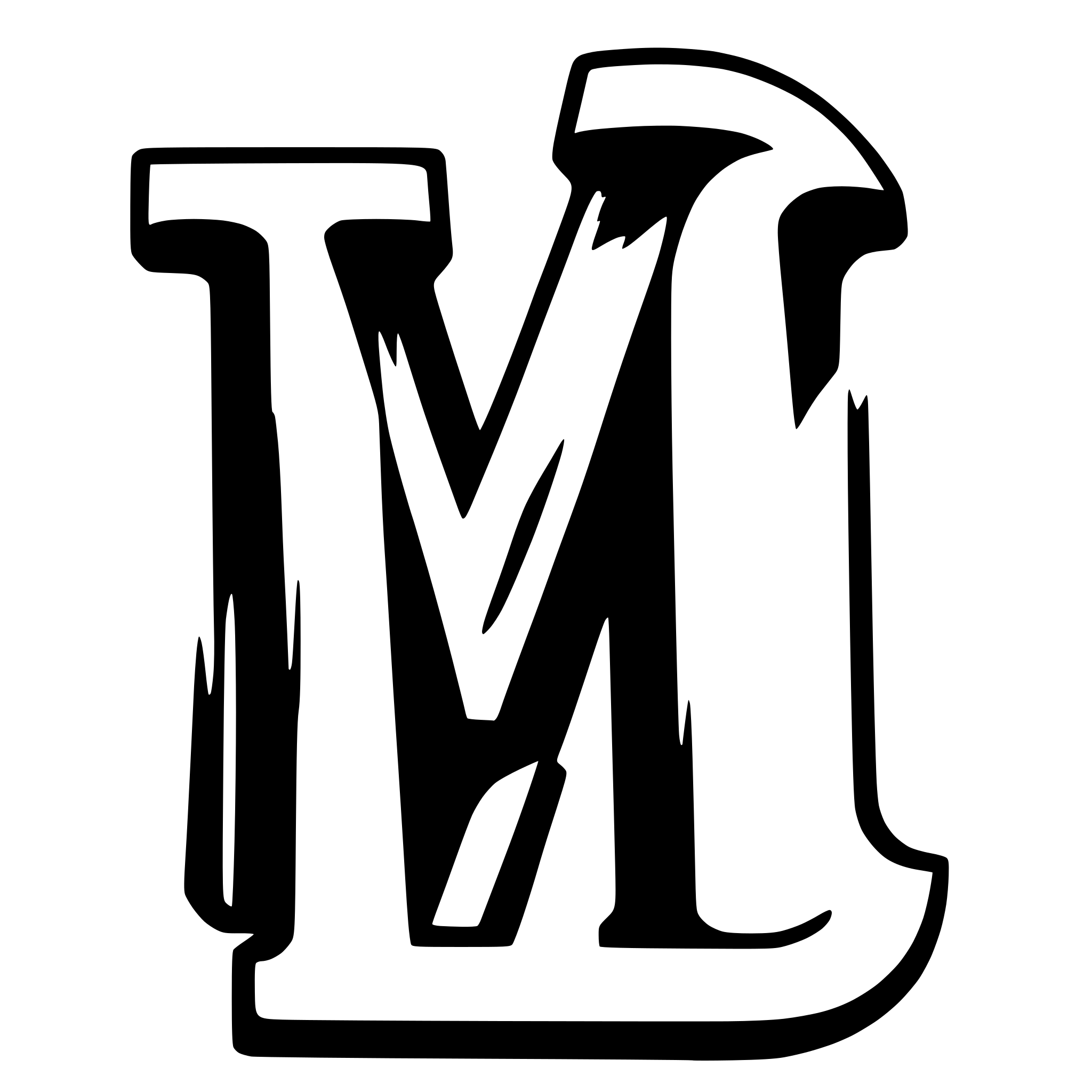 AI-generated SVG of a lower case m