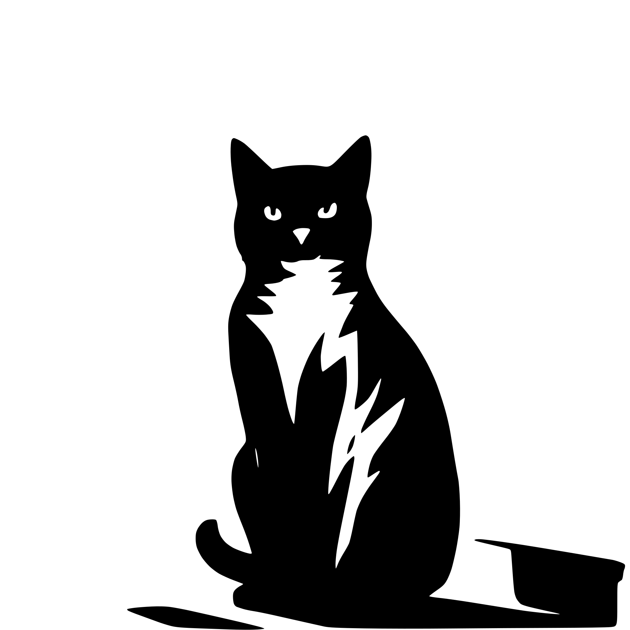 AI-generated SVG of 'cat'