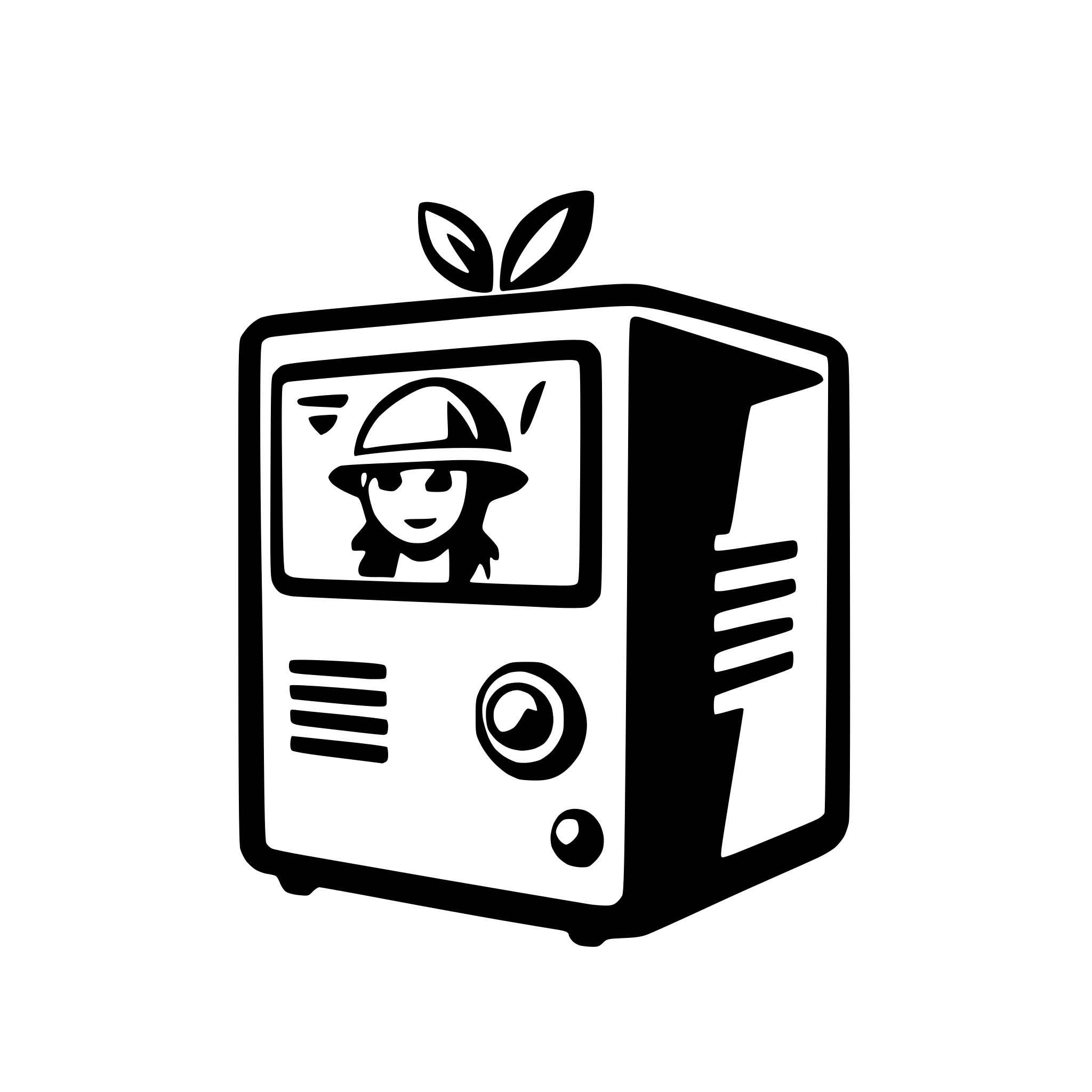 AI-generated SVG of a Computer Server TV Secret Pirate