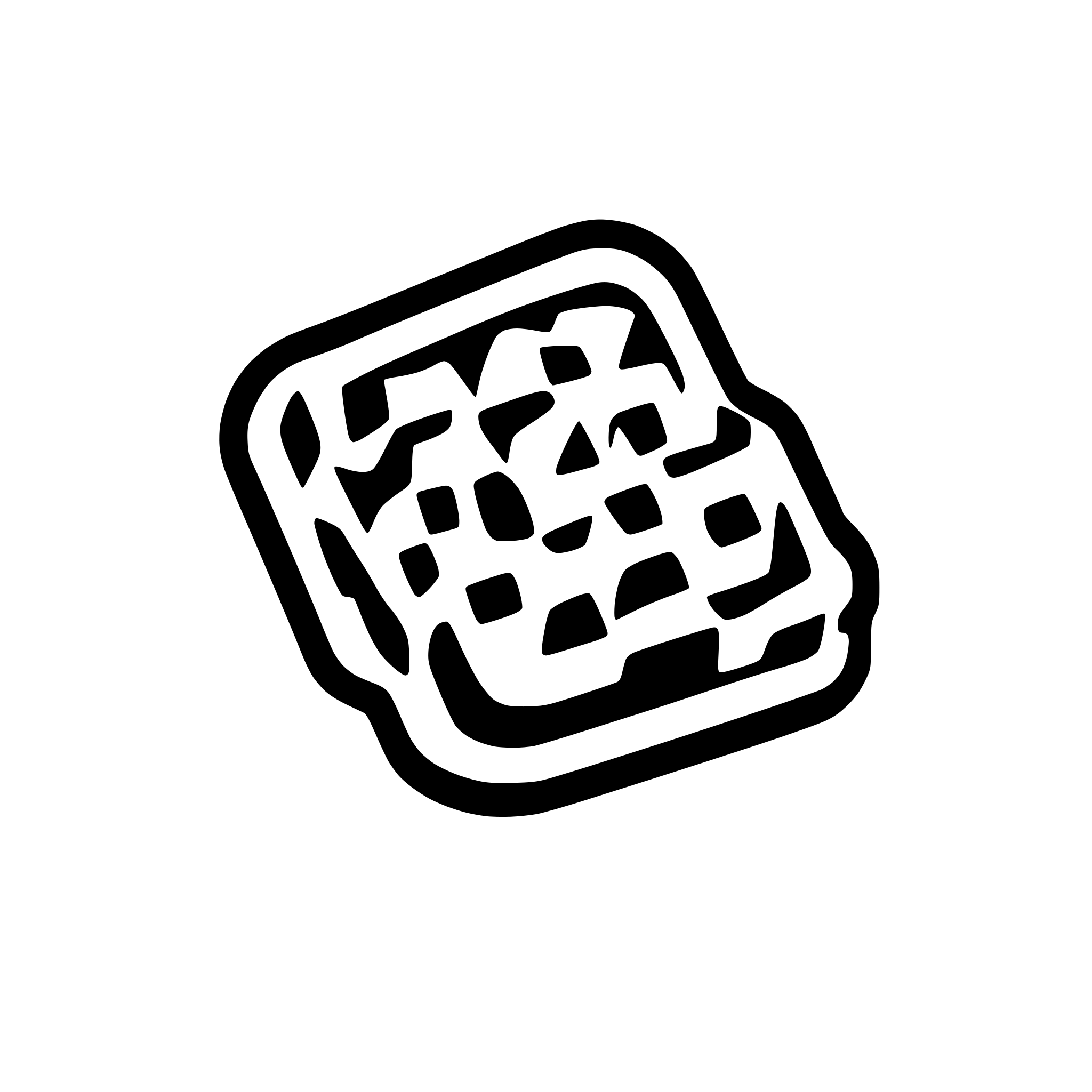 AI-generated SVG of a waffle