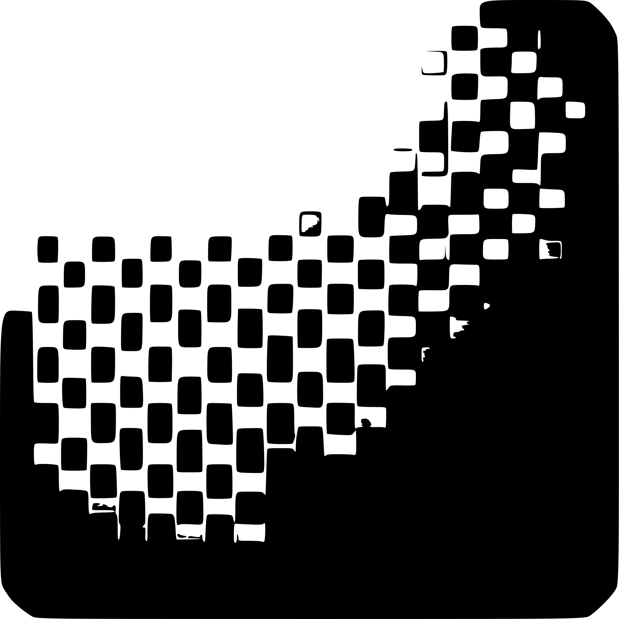 AI-generated SVG of 'purple and blue pixelated background'
