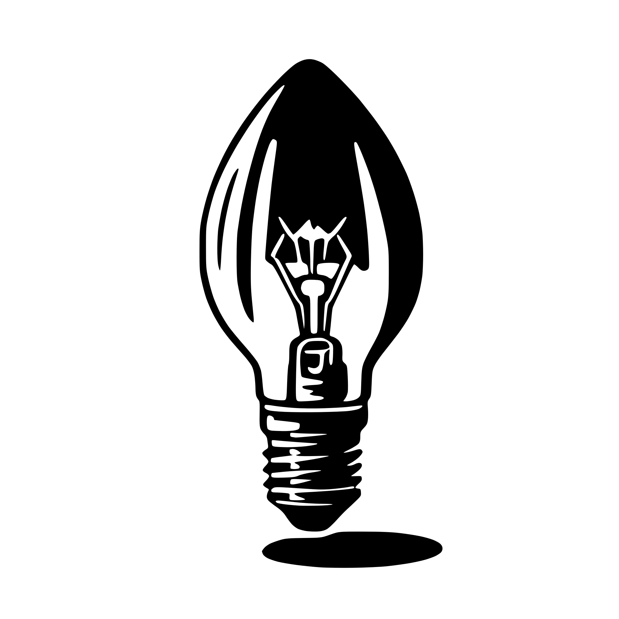 AI-generated SVG of 'lightbulb'